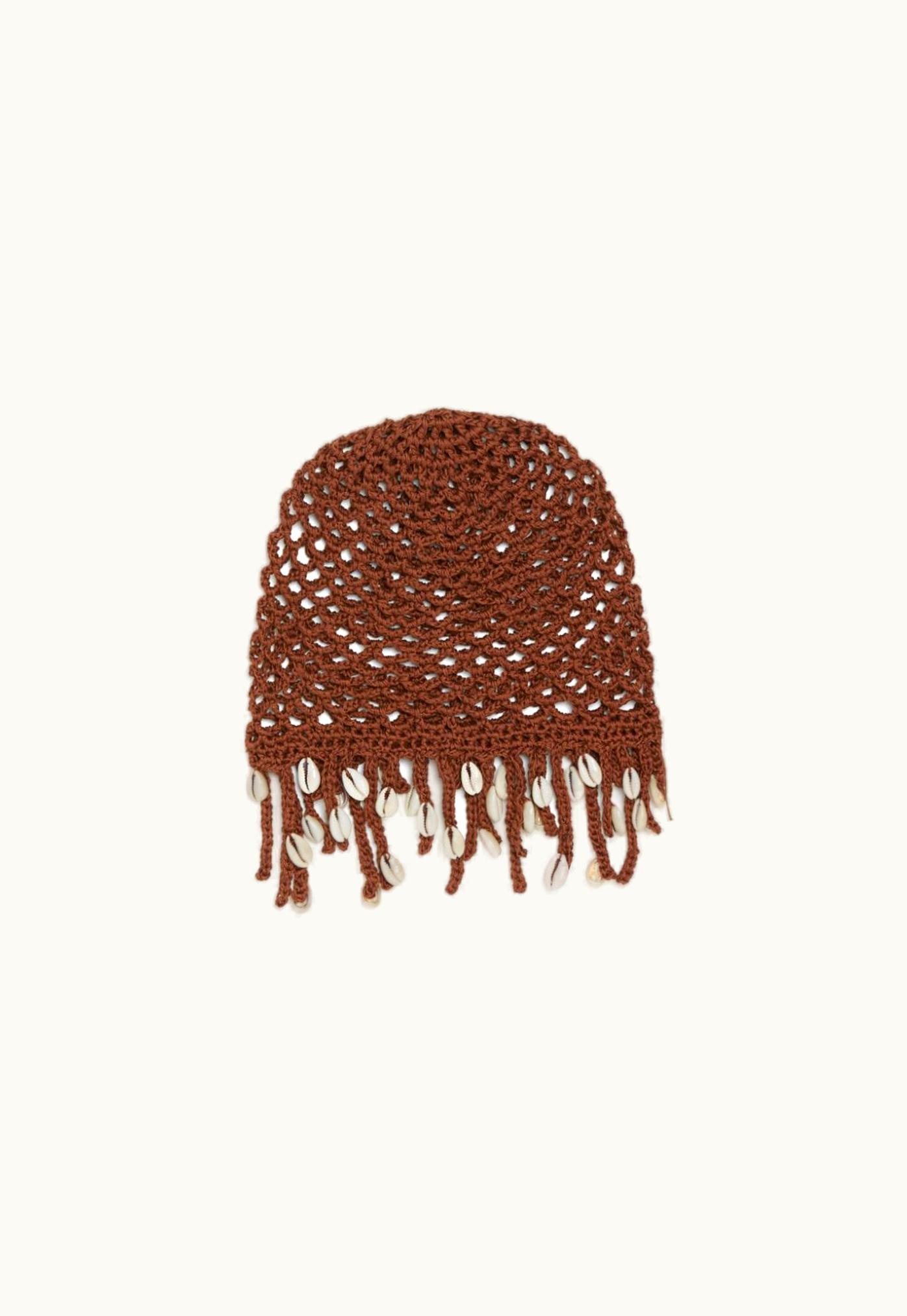 Alanui Alanui Mother Nature Cowry Shell Hat UZ0138919