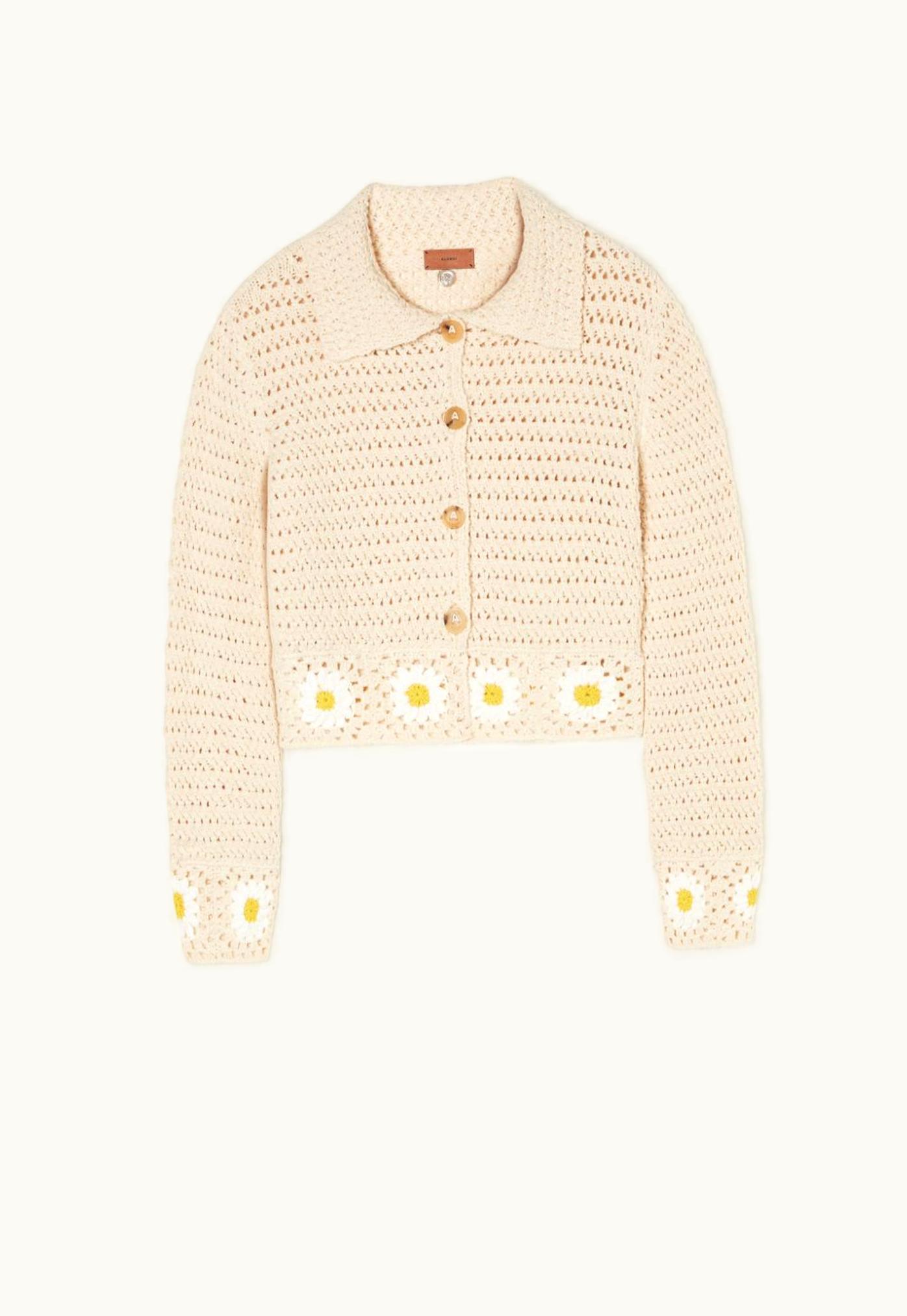 Alanui Alanui Daisy Crochet Tailleur Jacket