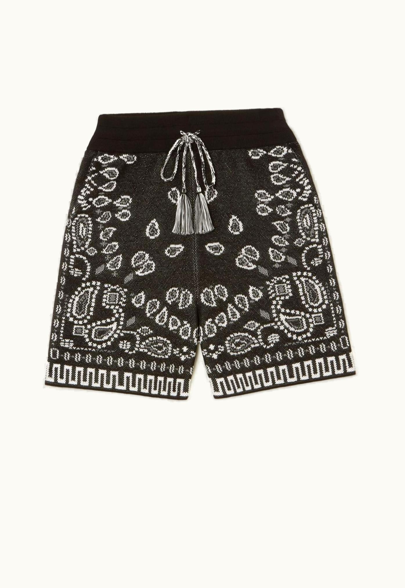 Alanui Alanui Cotton Piquet Bandana Shorts UZ0138992