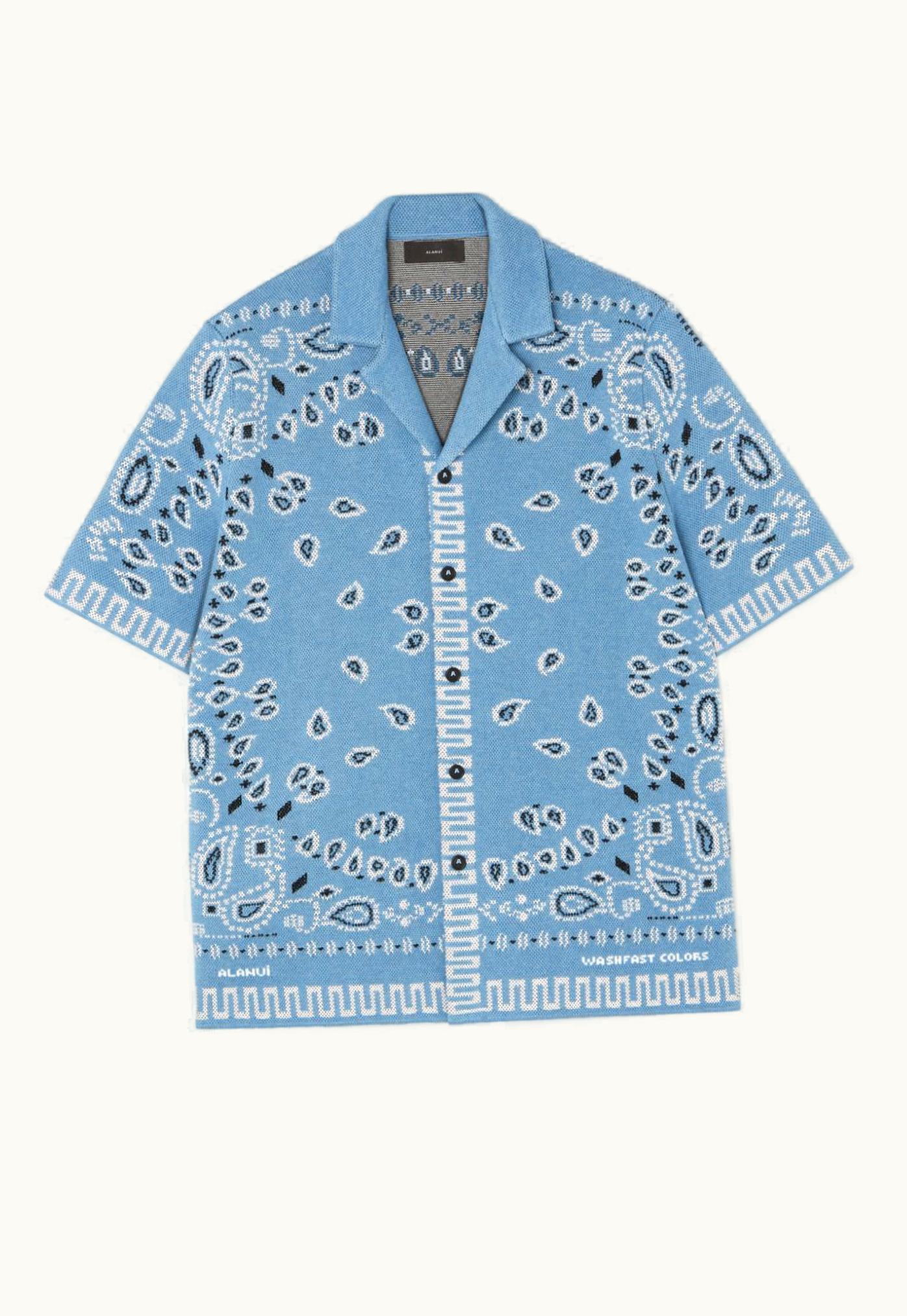 Alanui Alanui Cotton Piquet Bandana Shirt UZ0138996