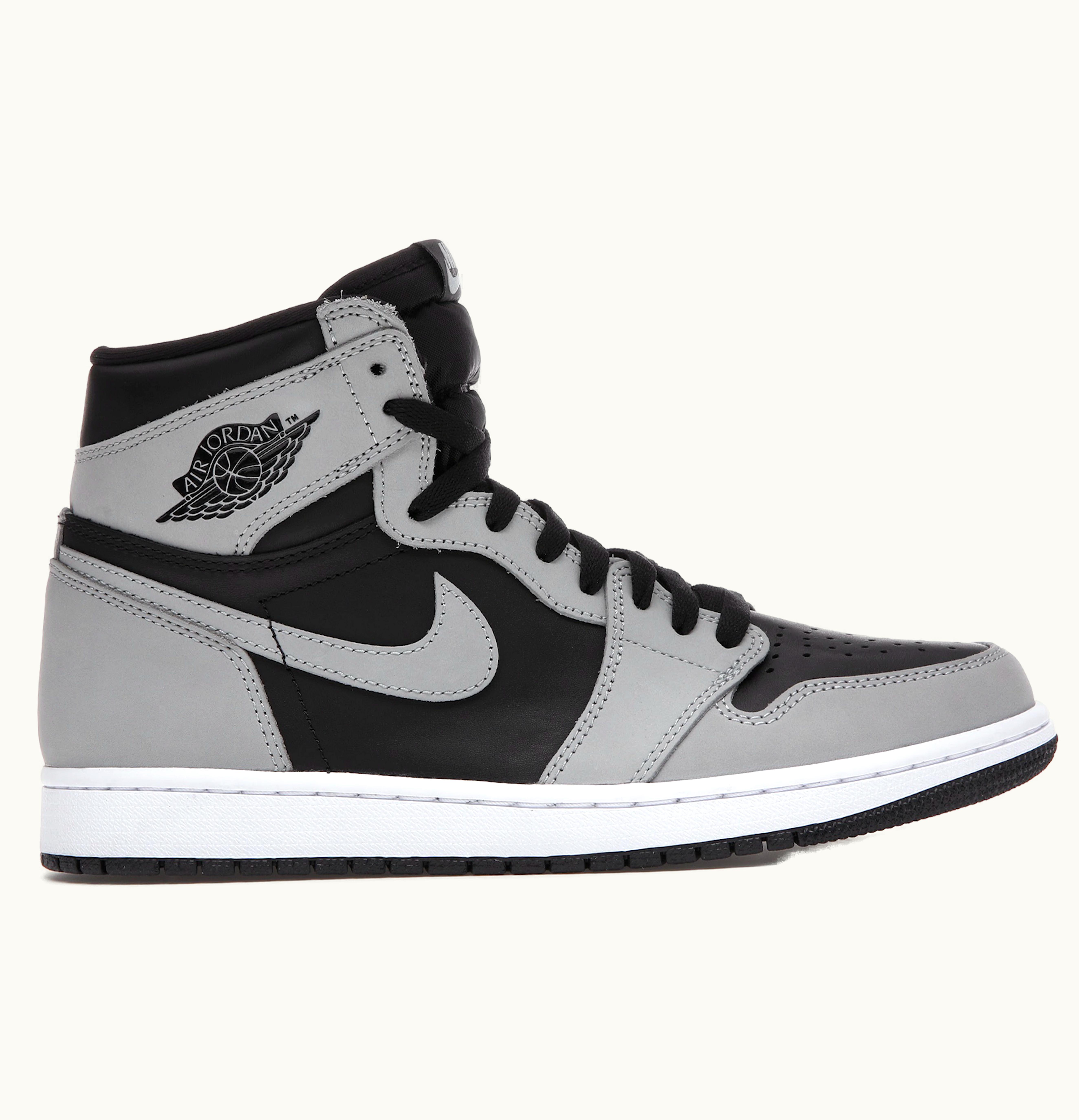 Jordan Air Jordan 1 Retro High Black White Light Smoke Grey