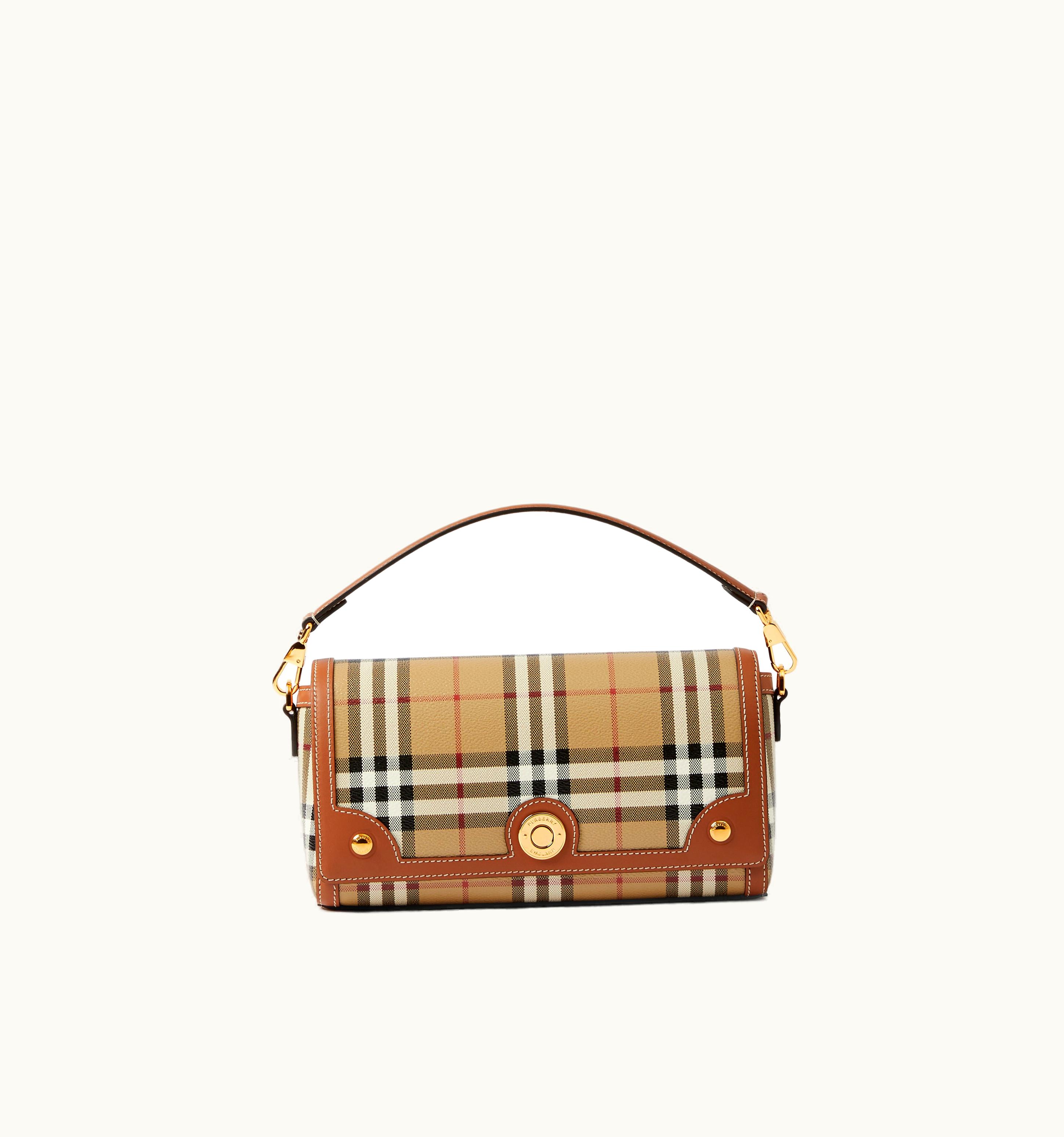 Burberry Burberry Top Handle Note Bag In Briar Brown - Women