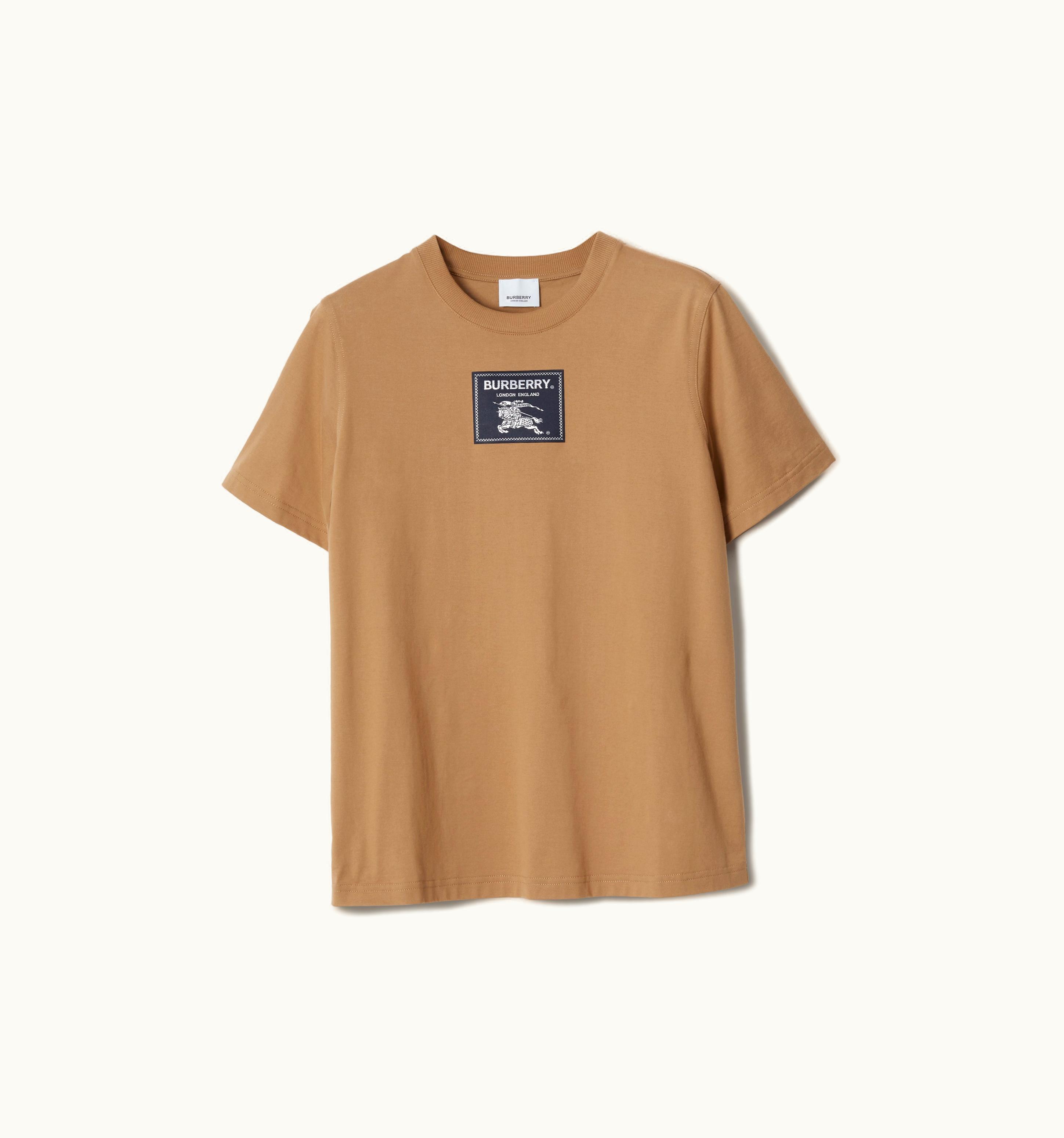 Burberry Burberry Prorsum Label Cotton T-Shirt In Camel - Women UZ0139167