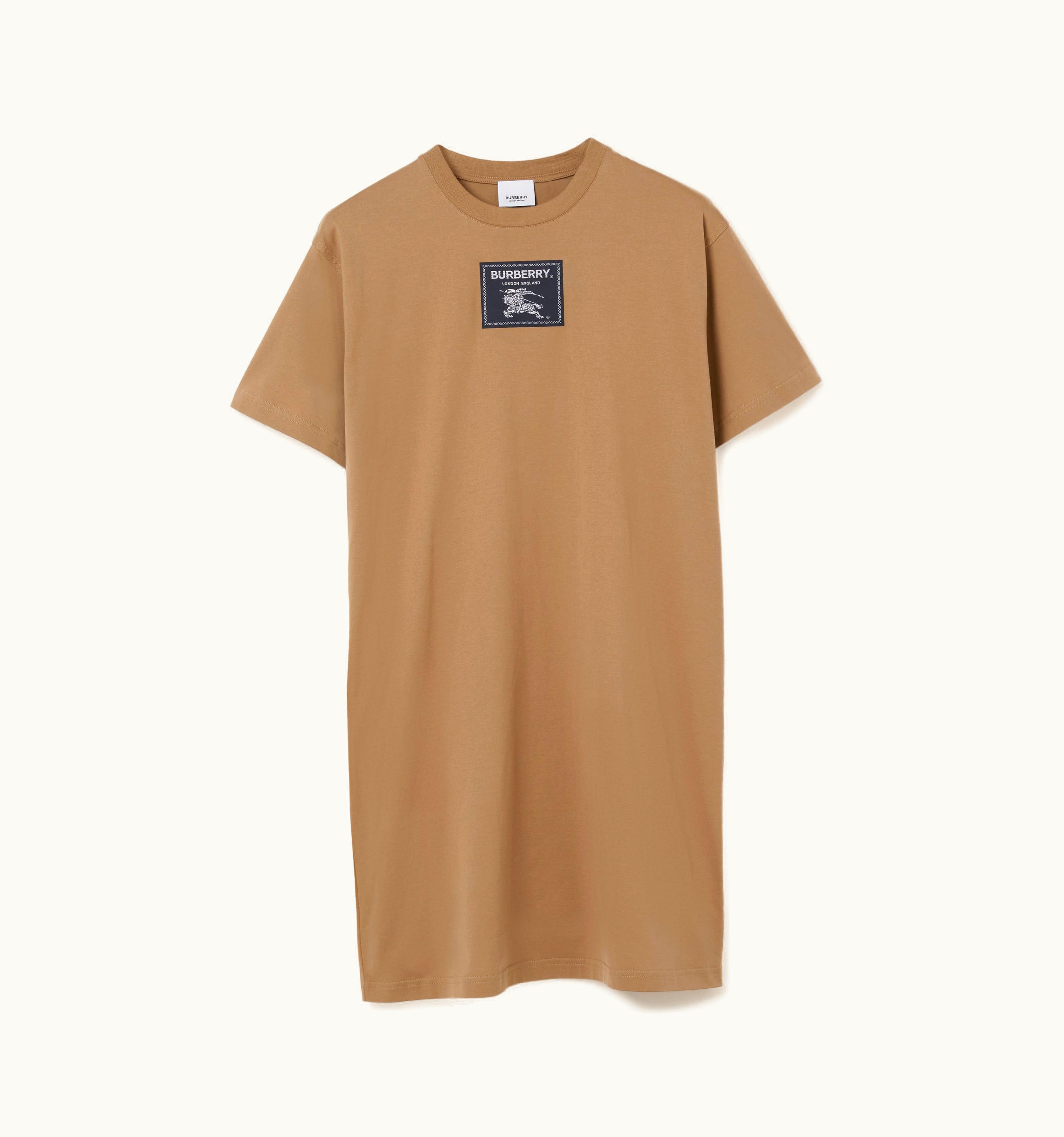 Burberry Burberry Prorsum Label Cotton T-Shirt Dress In Camel - Women UZ0139169