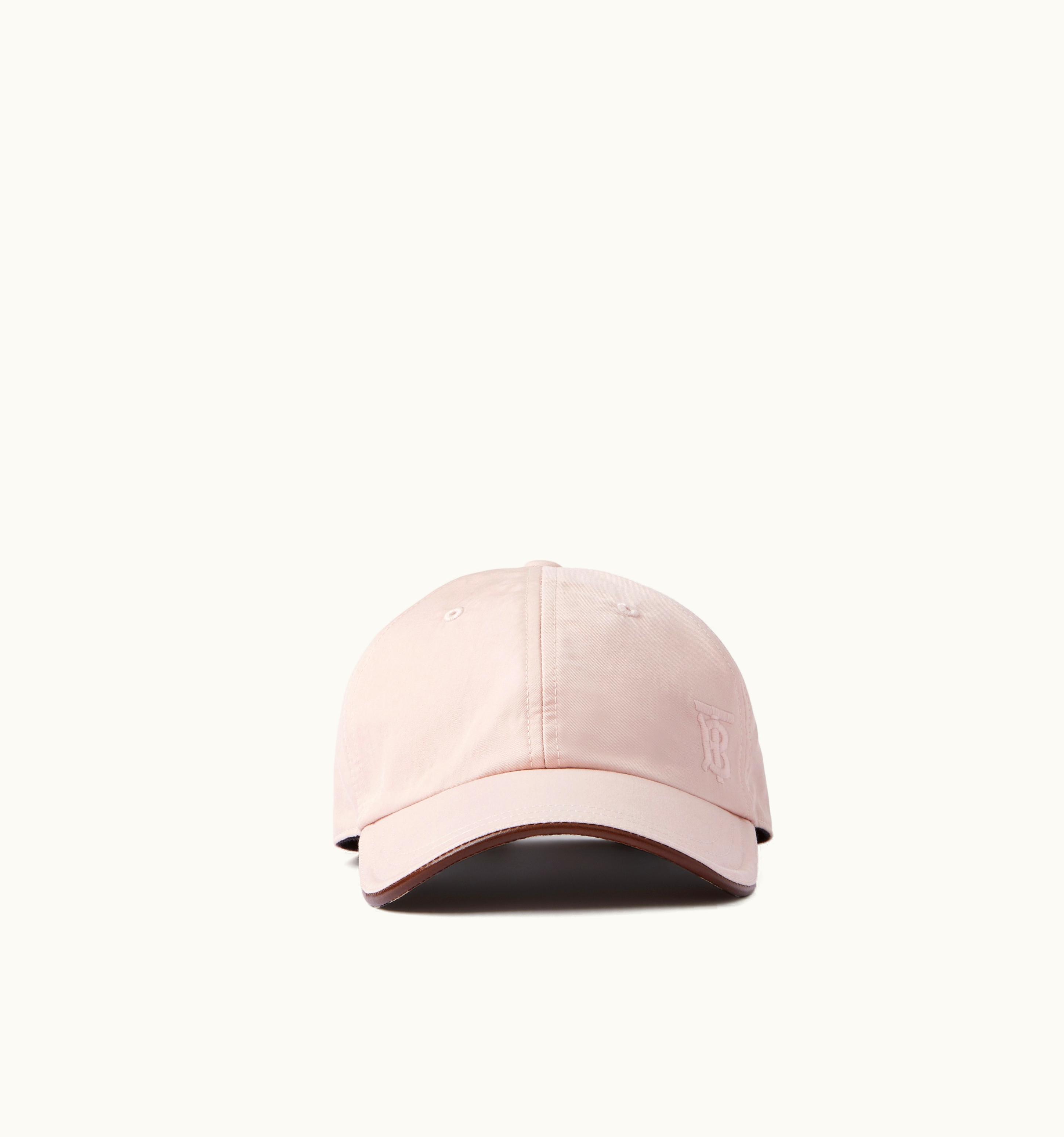 Burberry Burberry Monogram Motif Tropical Gabardine Baseball Cap In Sugar Pink UZ0139301