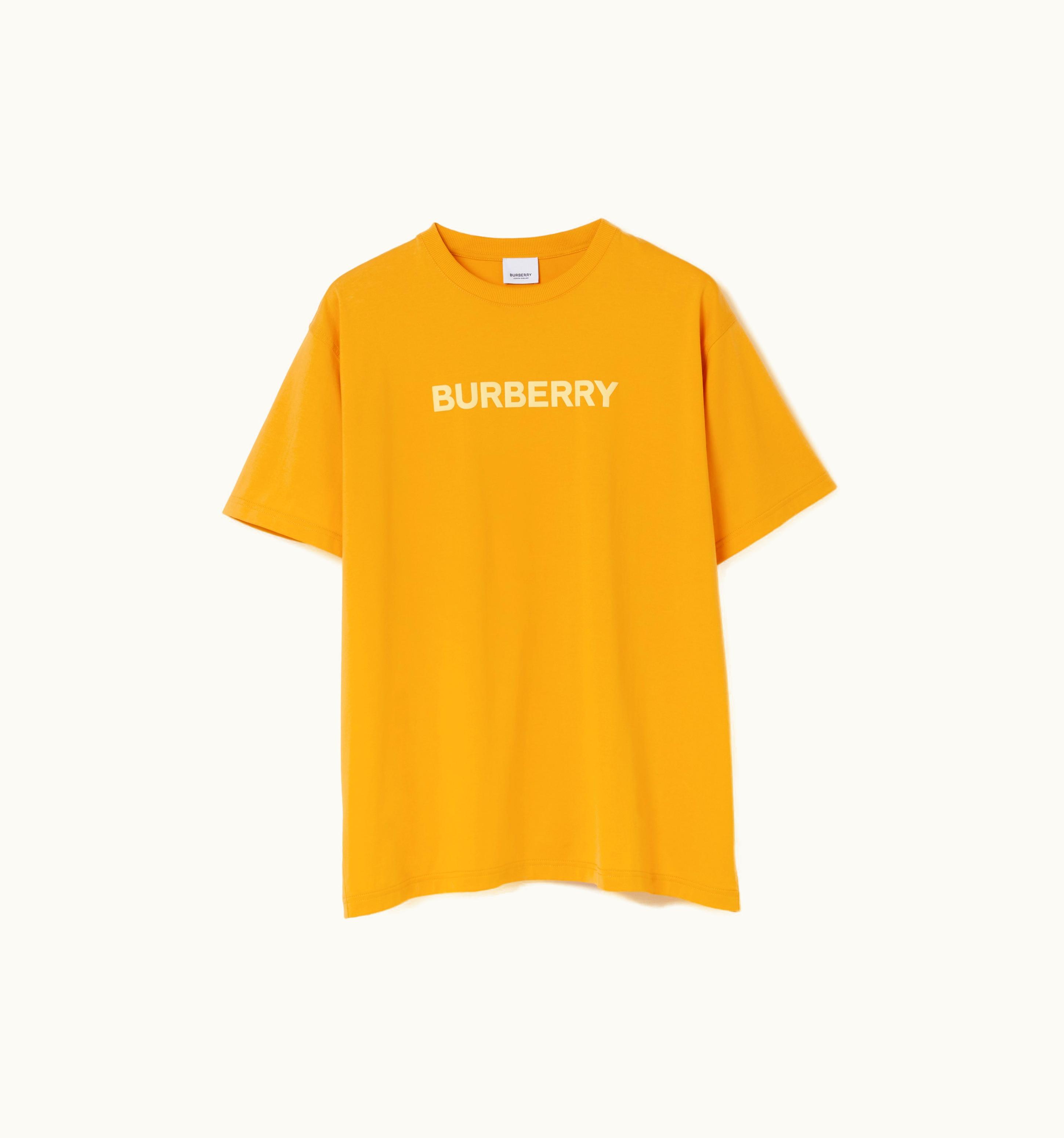 Burberry Burberry Logo Print Cotton Jersey T-Shirt In Marigold - Men UZ0139327