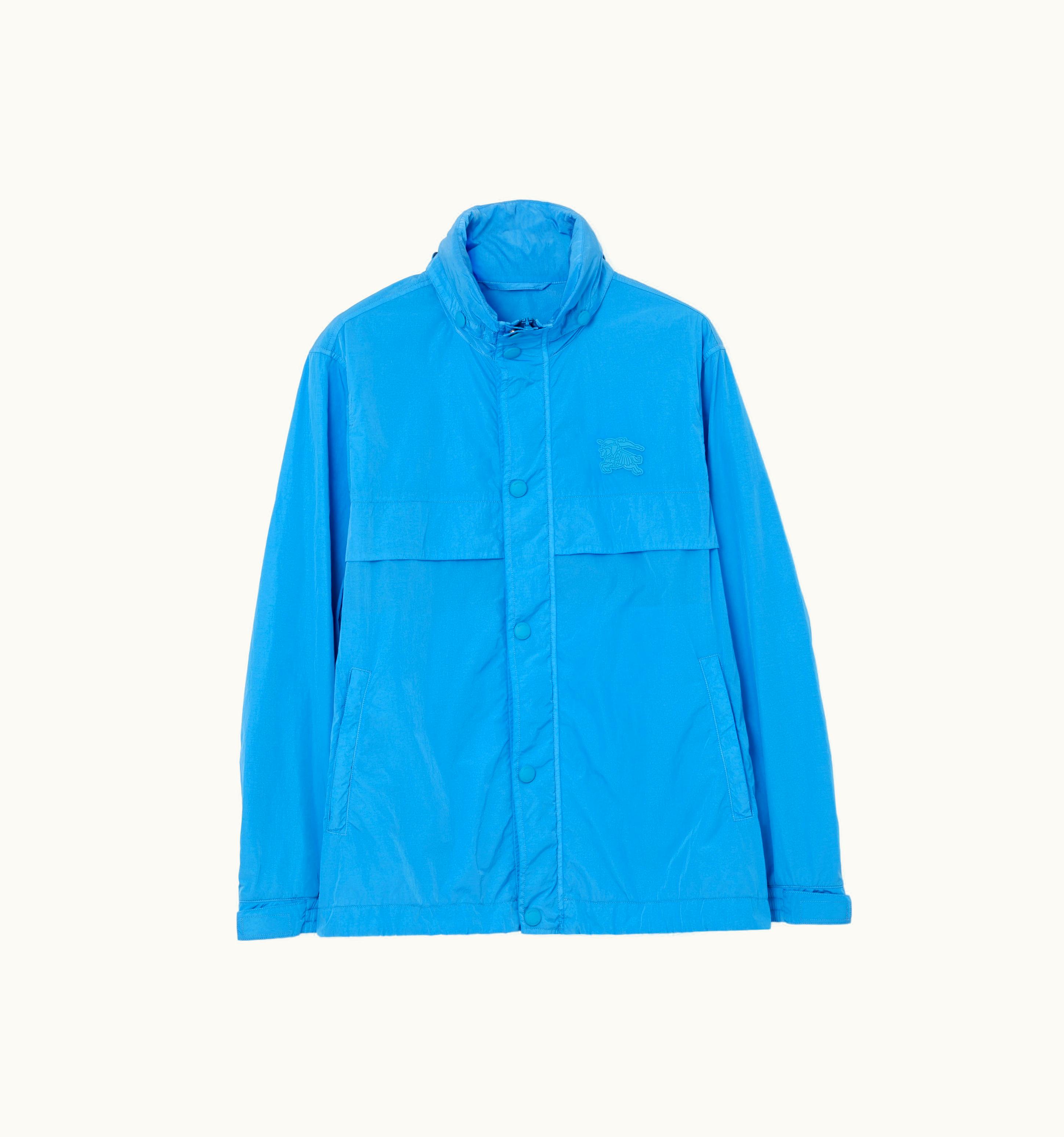 Burberry Burberry Ekd Appliqué Nylon Jacket In VIvid Blue - Men