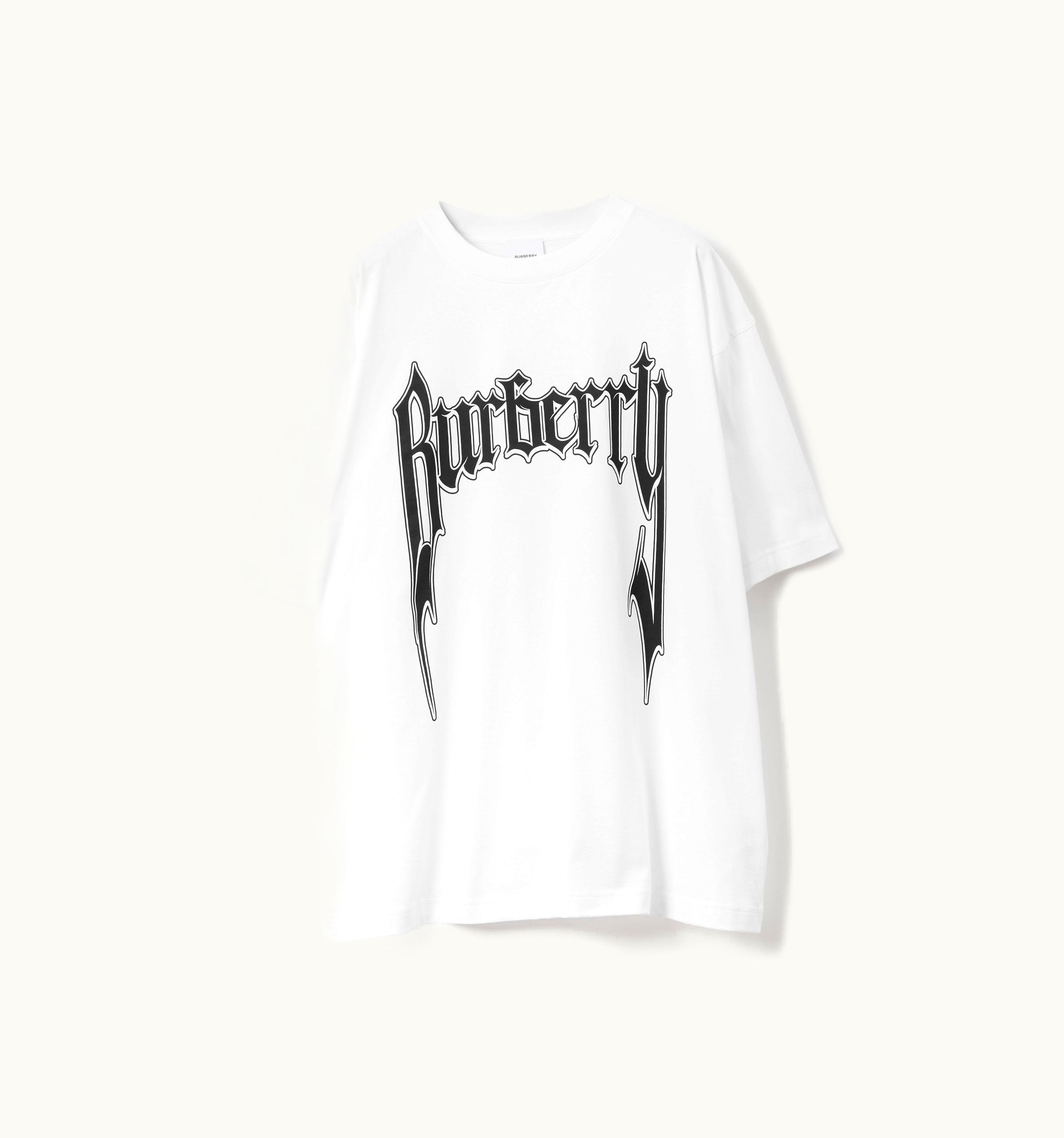 Burberry Burberry Logo Print Cotton T-Shirt In White - Men UZ0139380