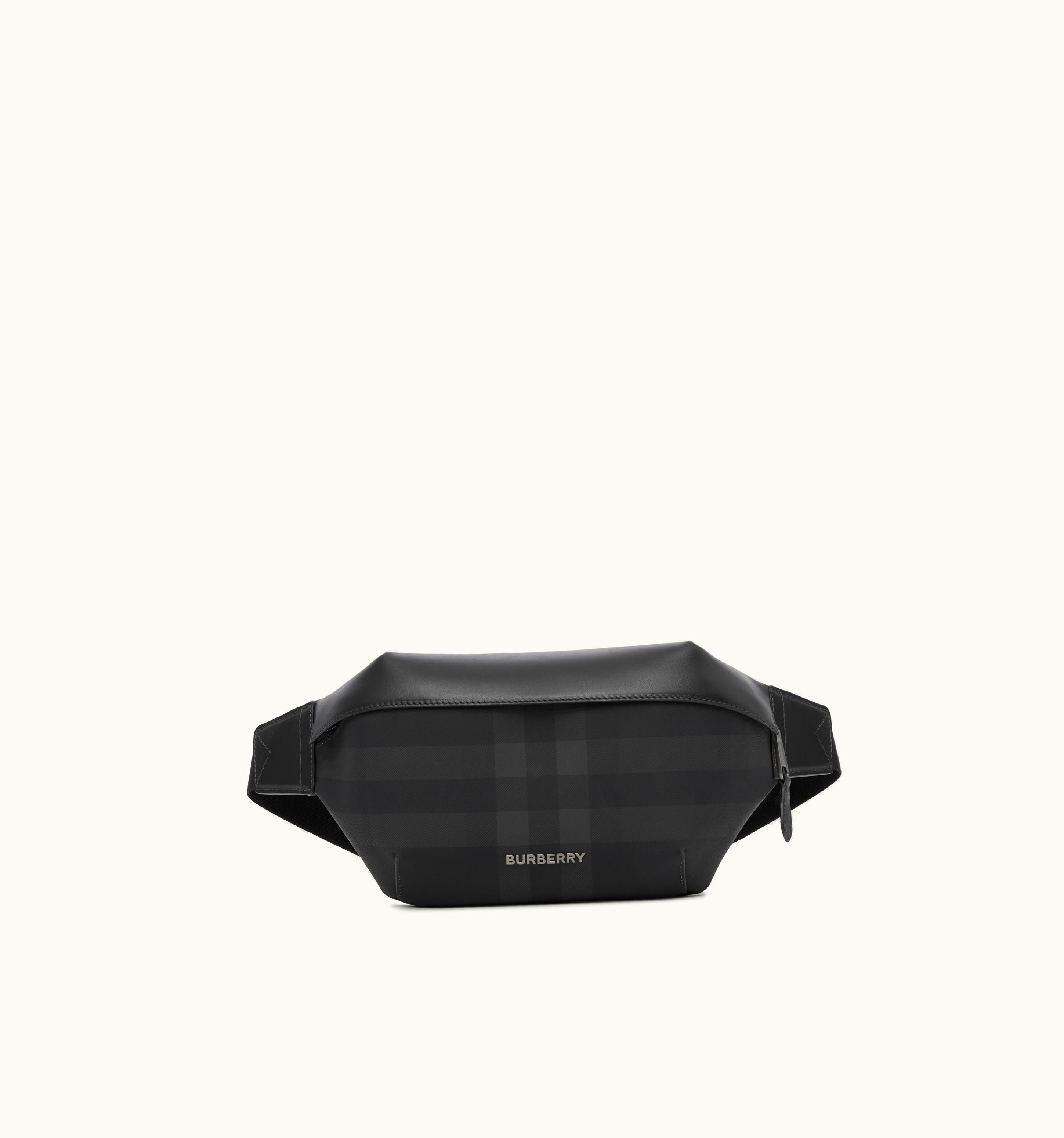 Burberry Burberry Sonny Bum Bag In Charcoal - Men UZ0139410