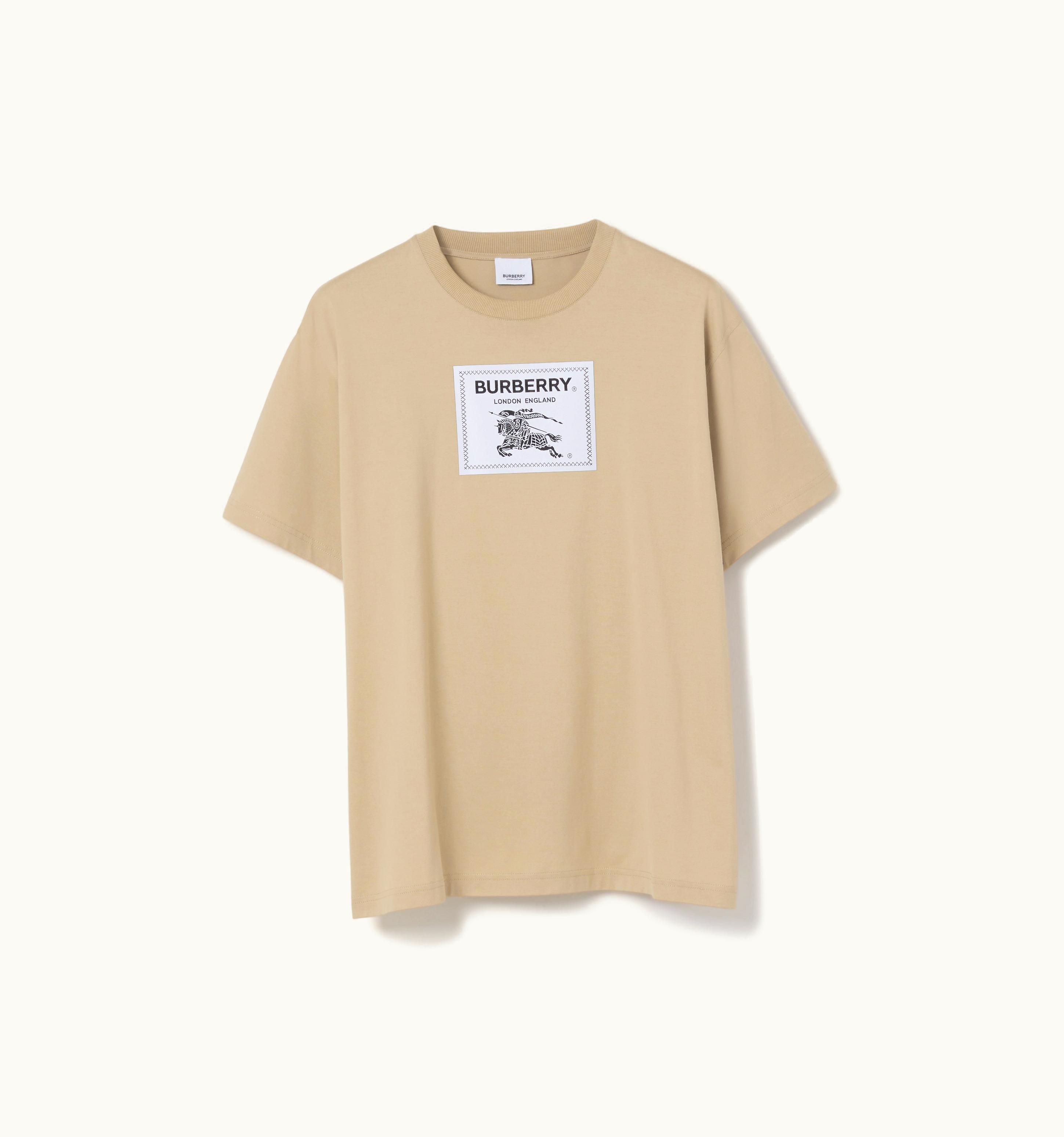 Burberry Burberry Prorsum Label Cotton Oversized T-Shirt In Soft Fawn - Men UZ0139451