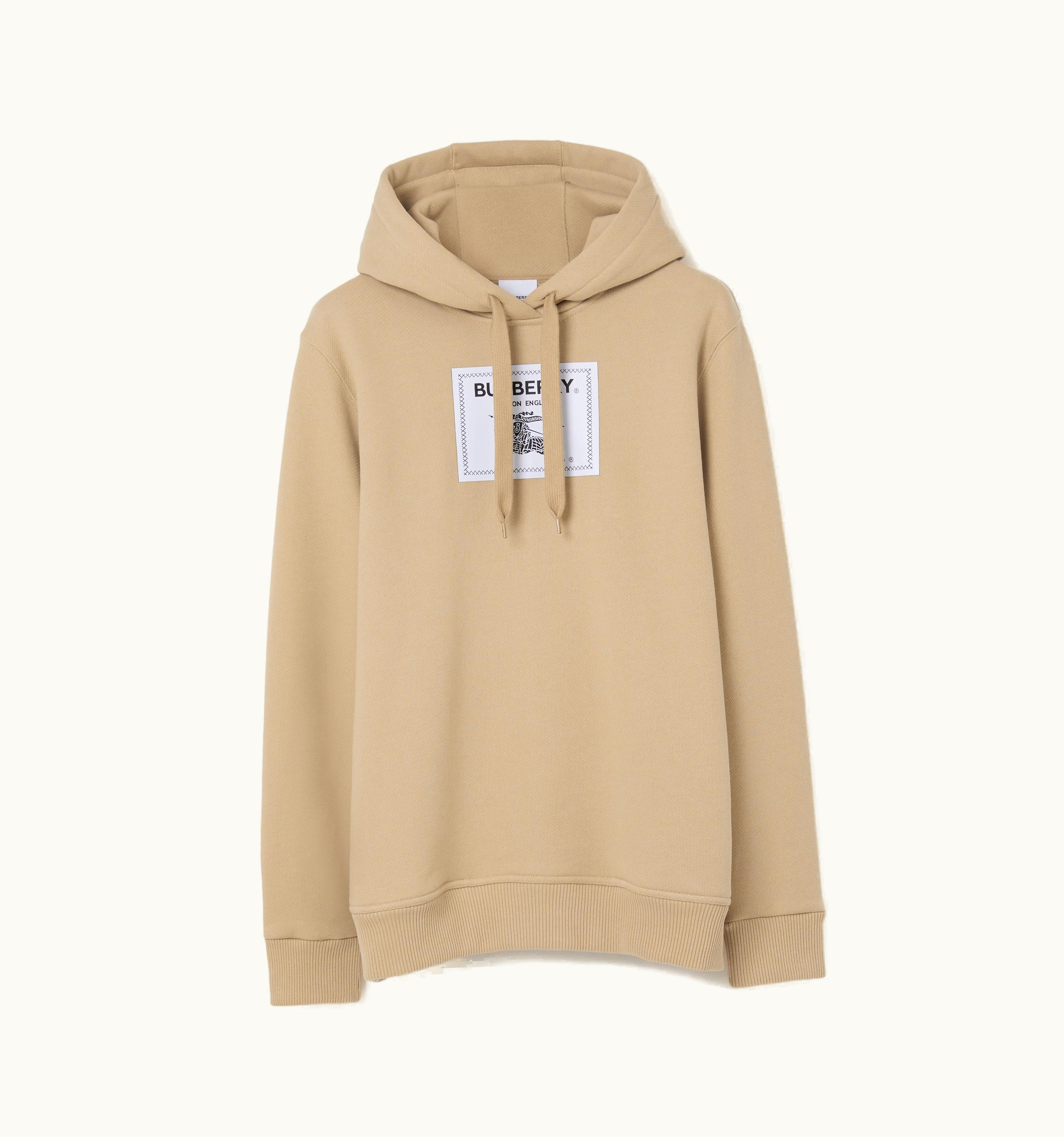 Burberry Burberry Prorsum Label Cotton Hoodie In Soft Fawn - Men