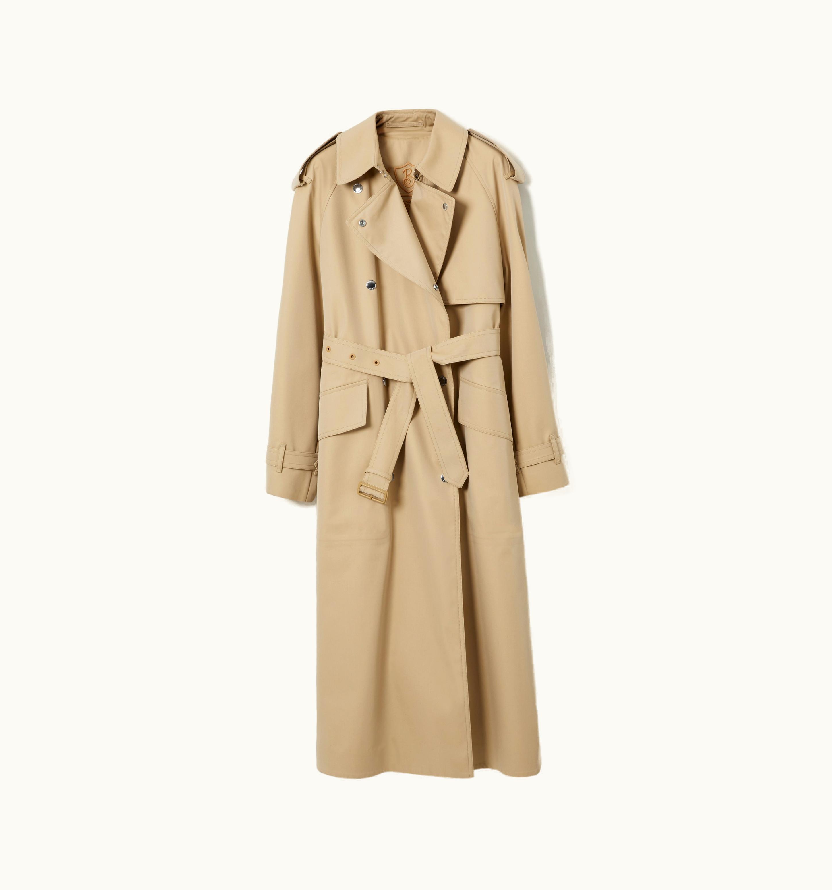 Burberry Burberry Tri-Layer Gabardine Longline Trench Coat In Modern Honey - Women UZ0139625