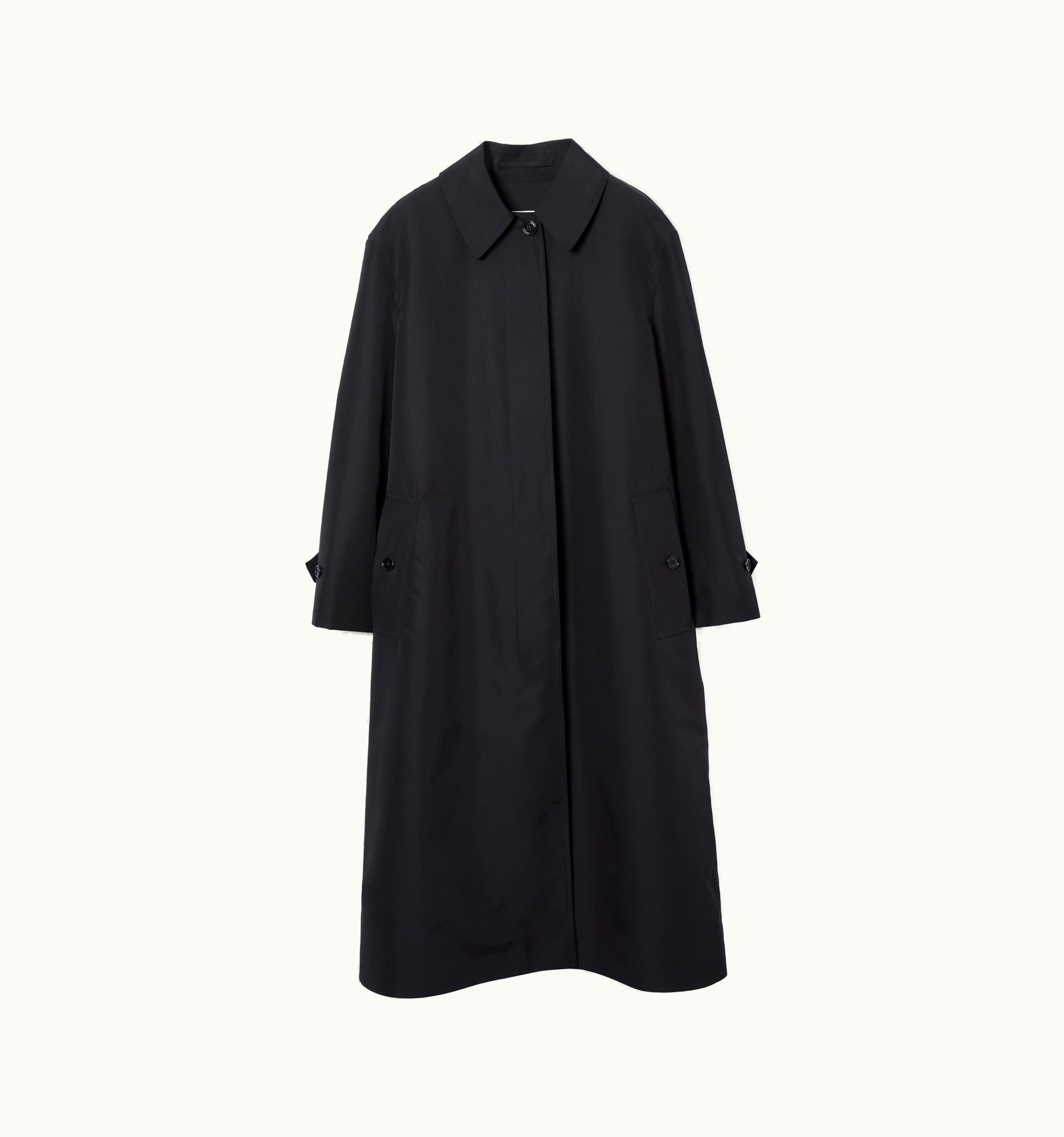 Burberry Burberry Gathered Panel Car Coat In Black - Women