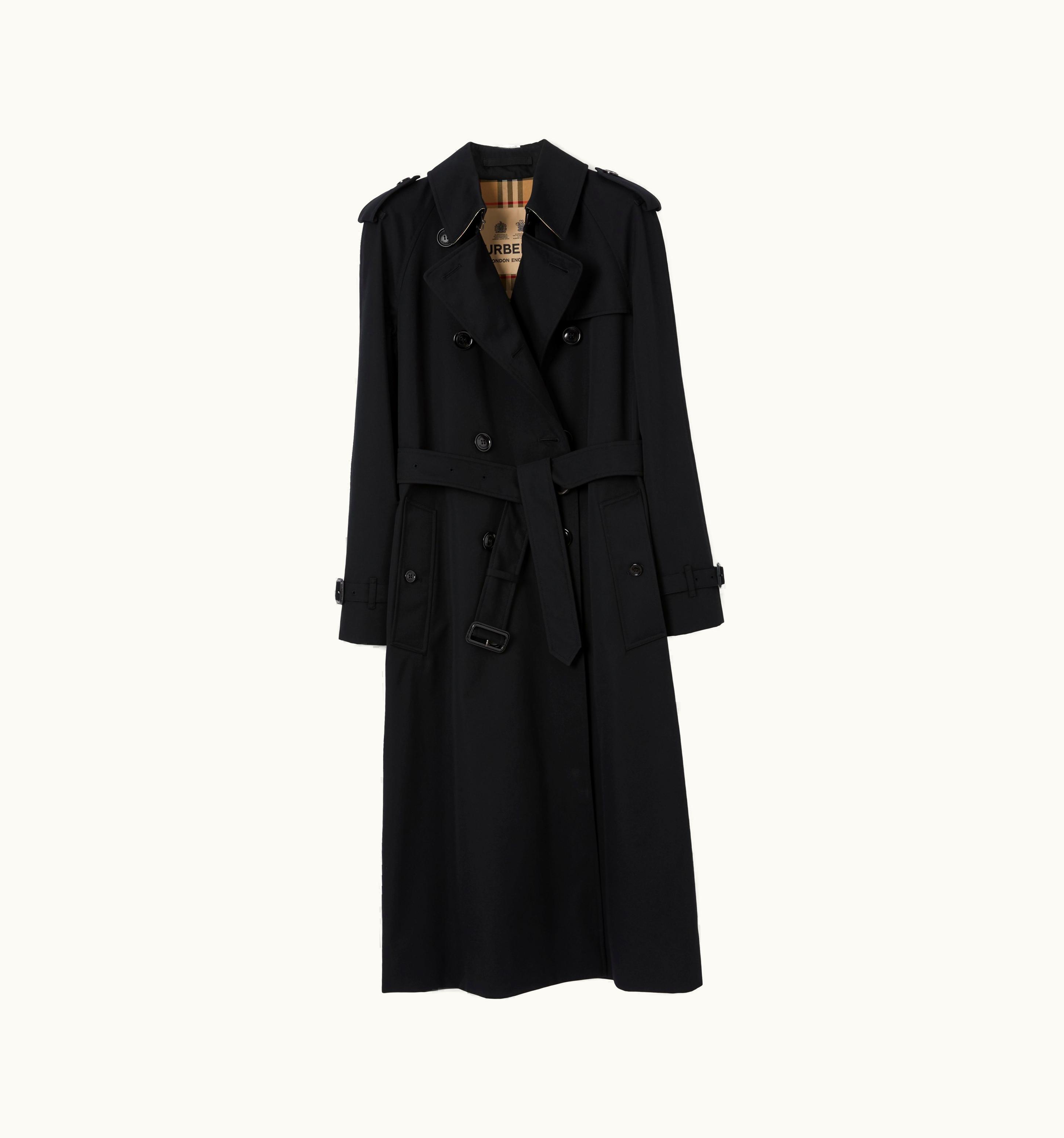 Burberry Burberry Long Waterloo Heritage Trench Coat In Black - Women UZ0139659