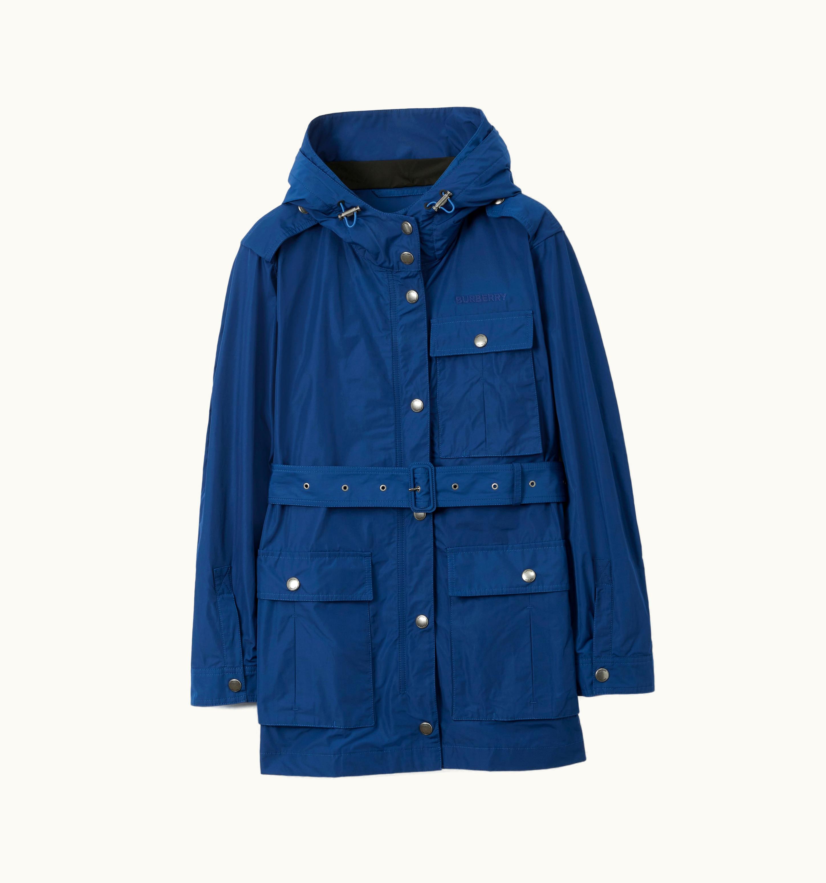 Burberry Burberry Cotton Blend Hooded Field Jacket In Rich Navy - Women