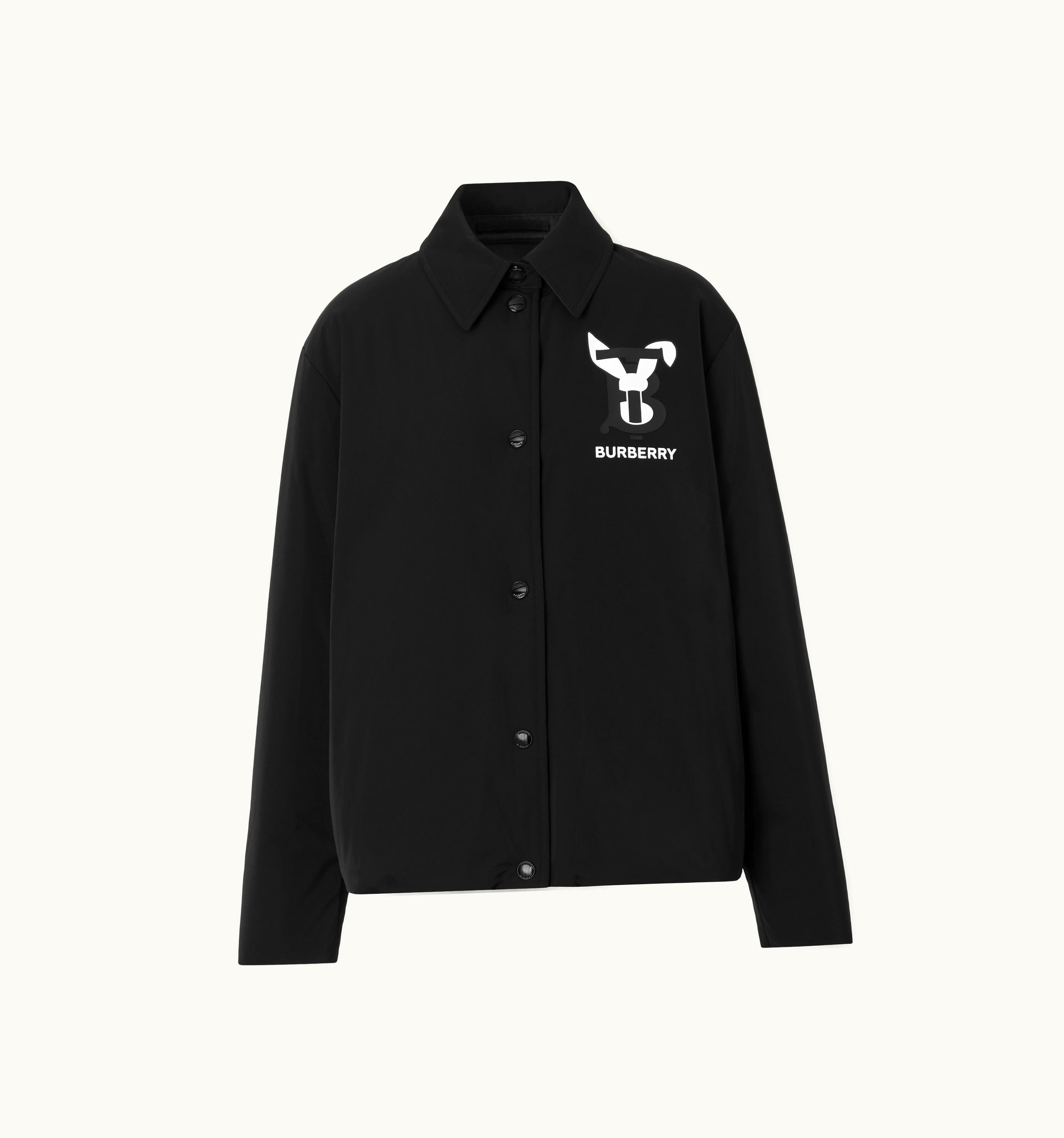 Burberry Burberry Rabbit Print Reversible Quilted Jacket In Black - Women