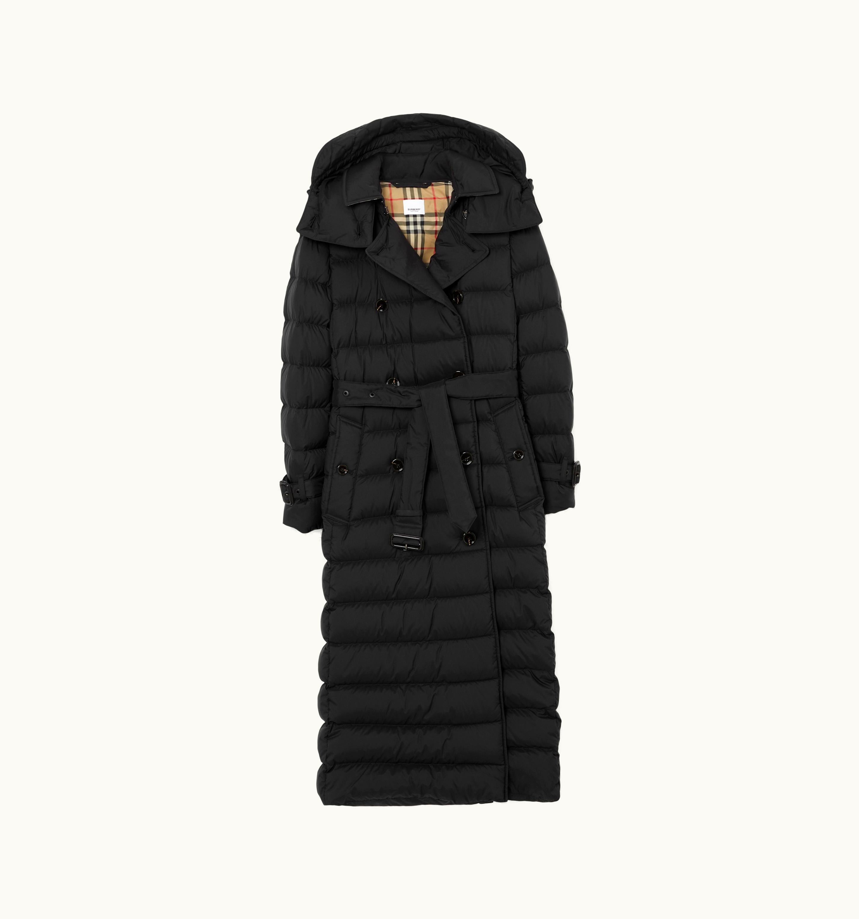 Burberry Burberry Detachable Hood Puffer Coat In Black - Women
