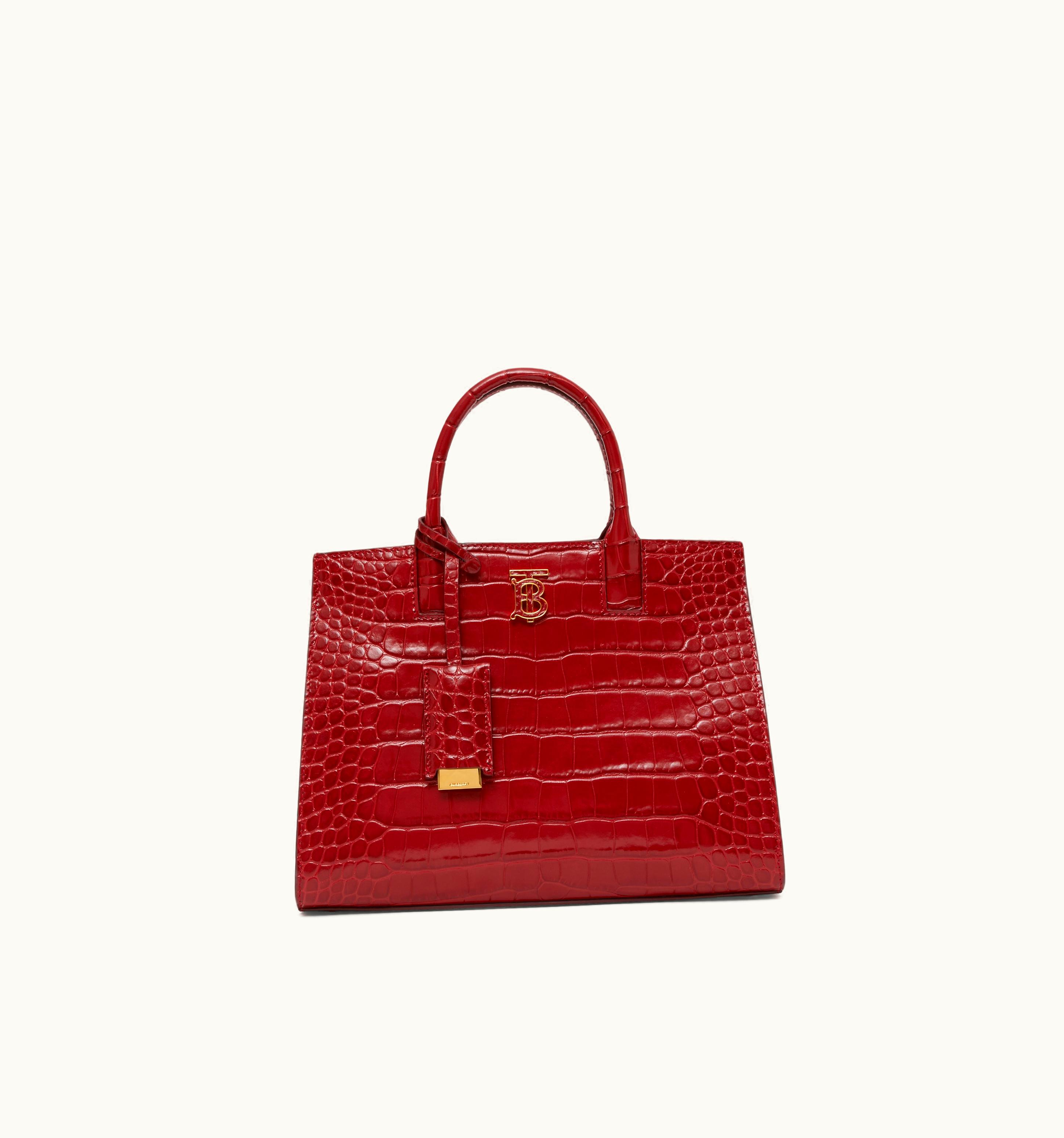Burberry Burberry Mini Frances Bag In Dark Carmine - Women
