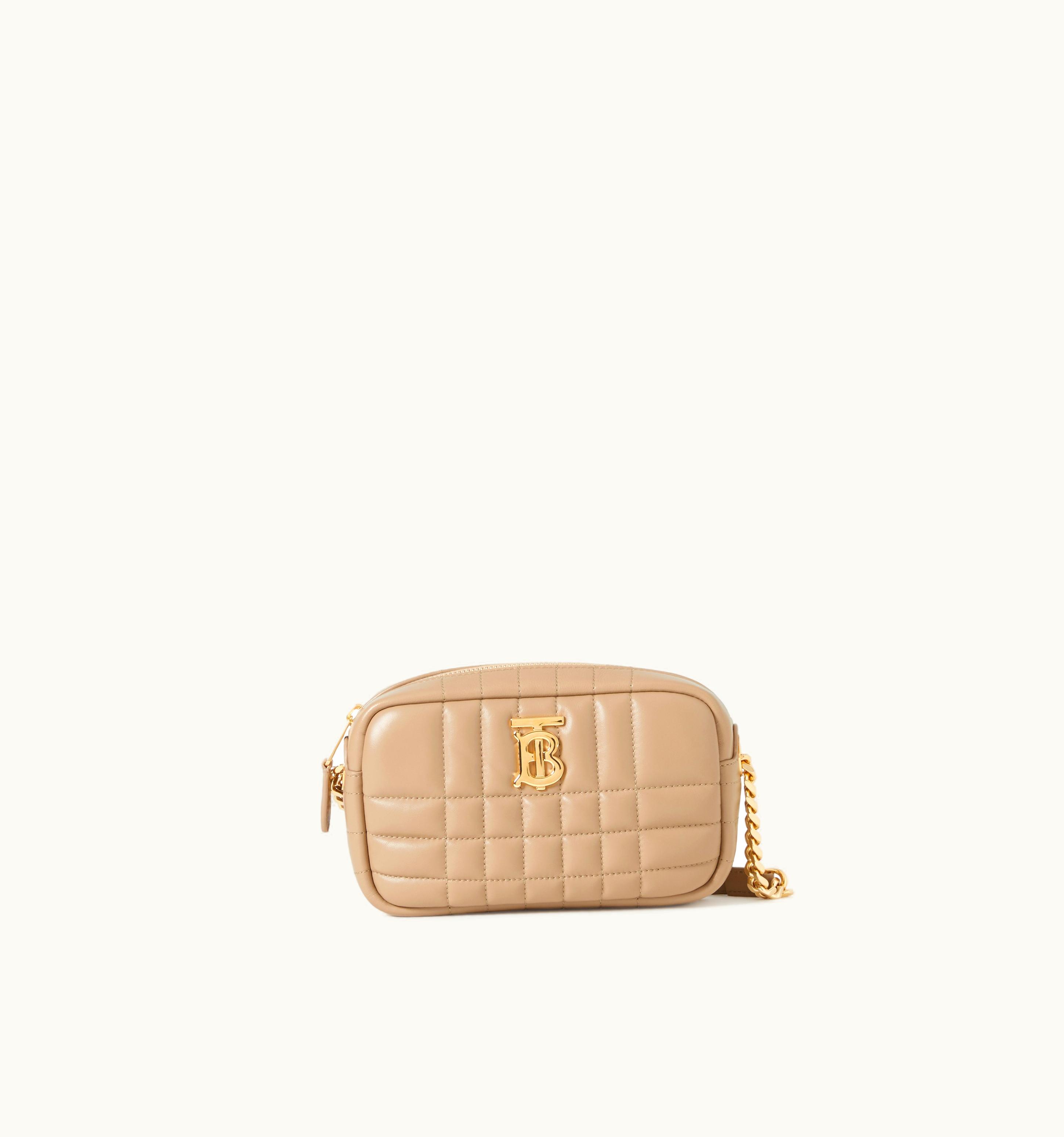Burberry Burberry Mini Lola Camera Bag In Oat Beige - Women