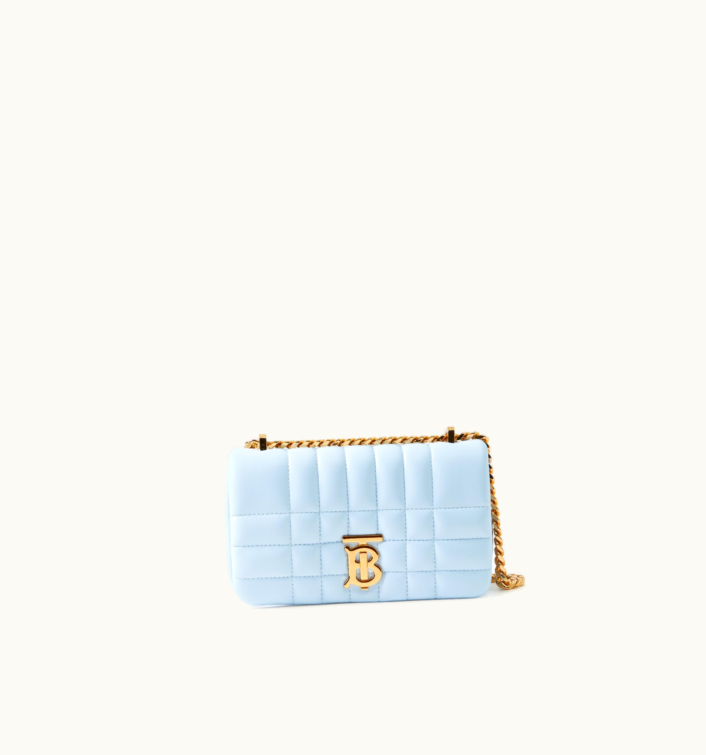 Burberry Burberry Mini Lola Bag In Pale Blue - Women UZ0140190