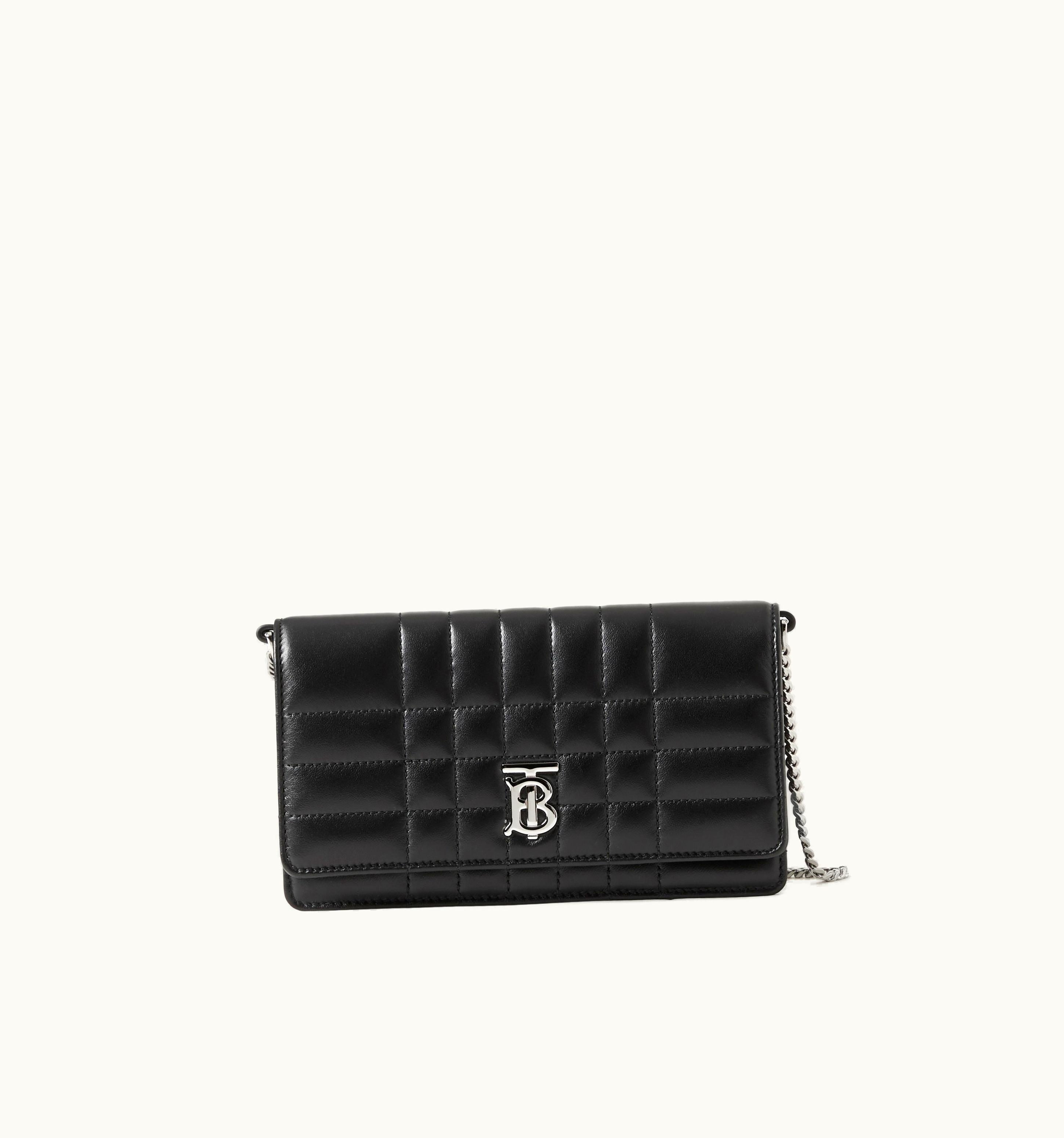 Burberry Burberry Lola Clutch In Black/Palladium - Women UZ0140195