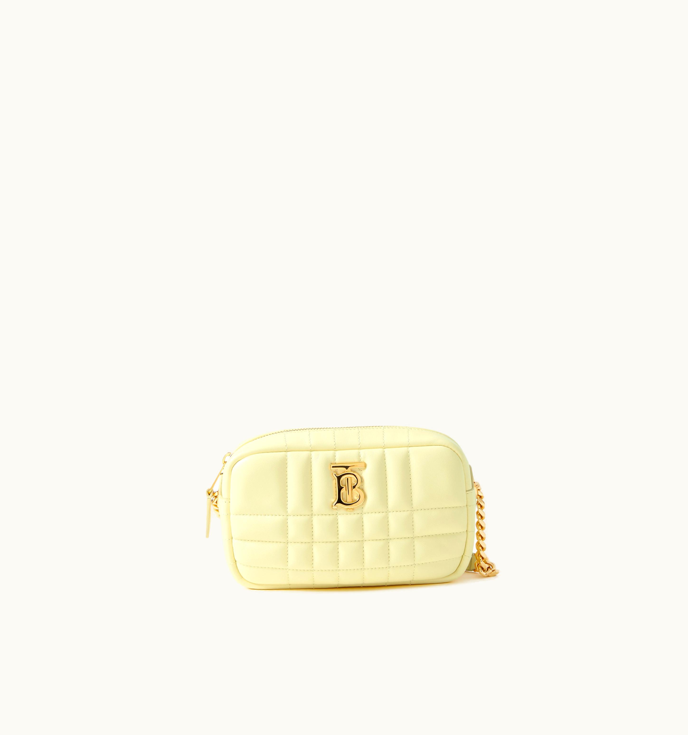 Burberry Burberry Mini Lola Camera Bag In Cool Lemon - Women UZ0140199