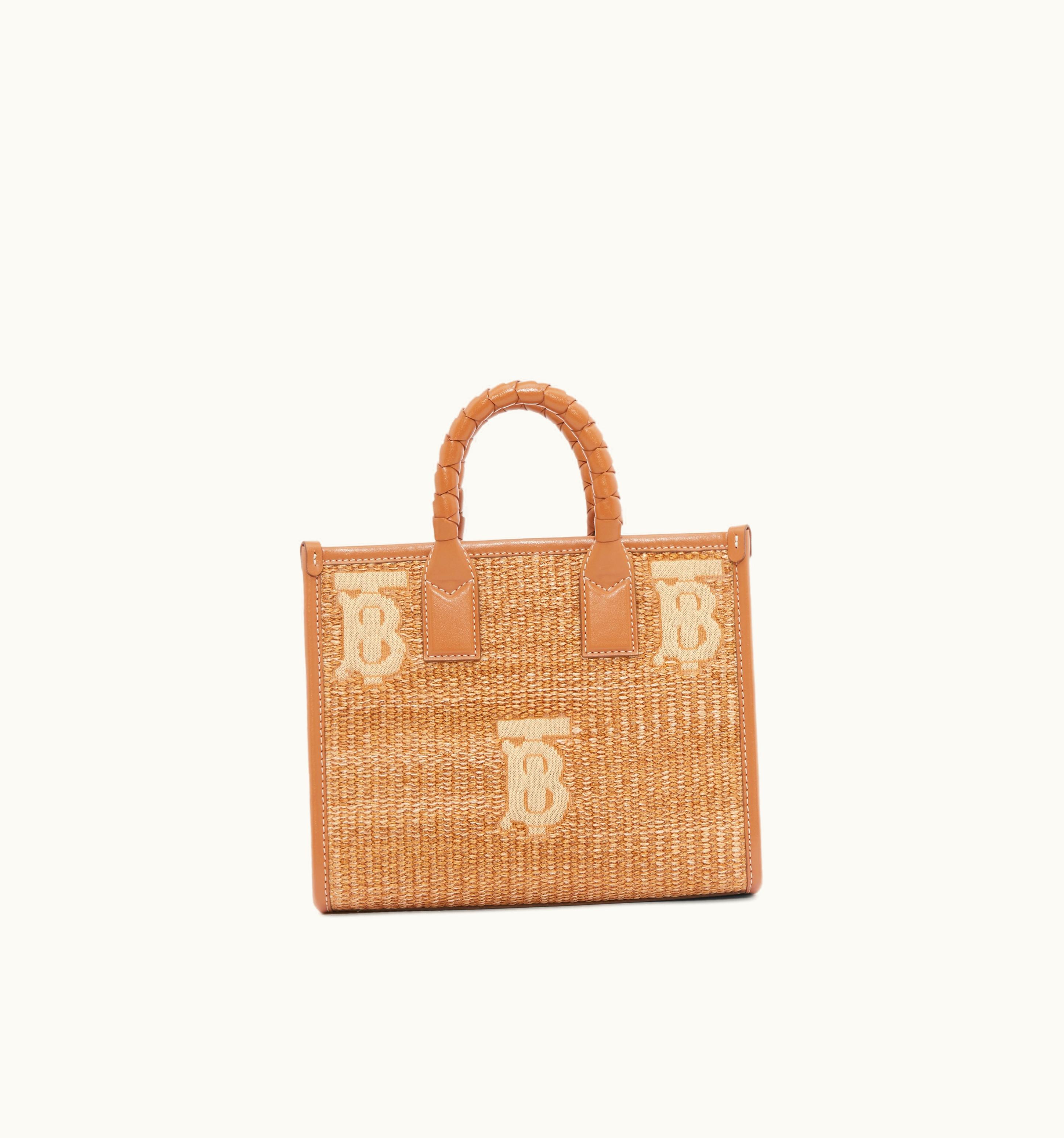 Burberry Burberry Mini Freya Tote In Natural - Women UZ0140232
