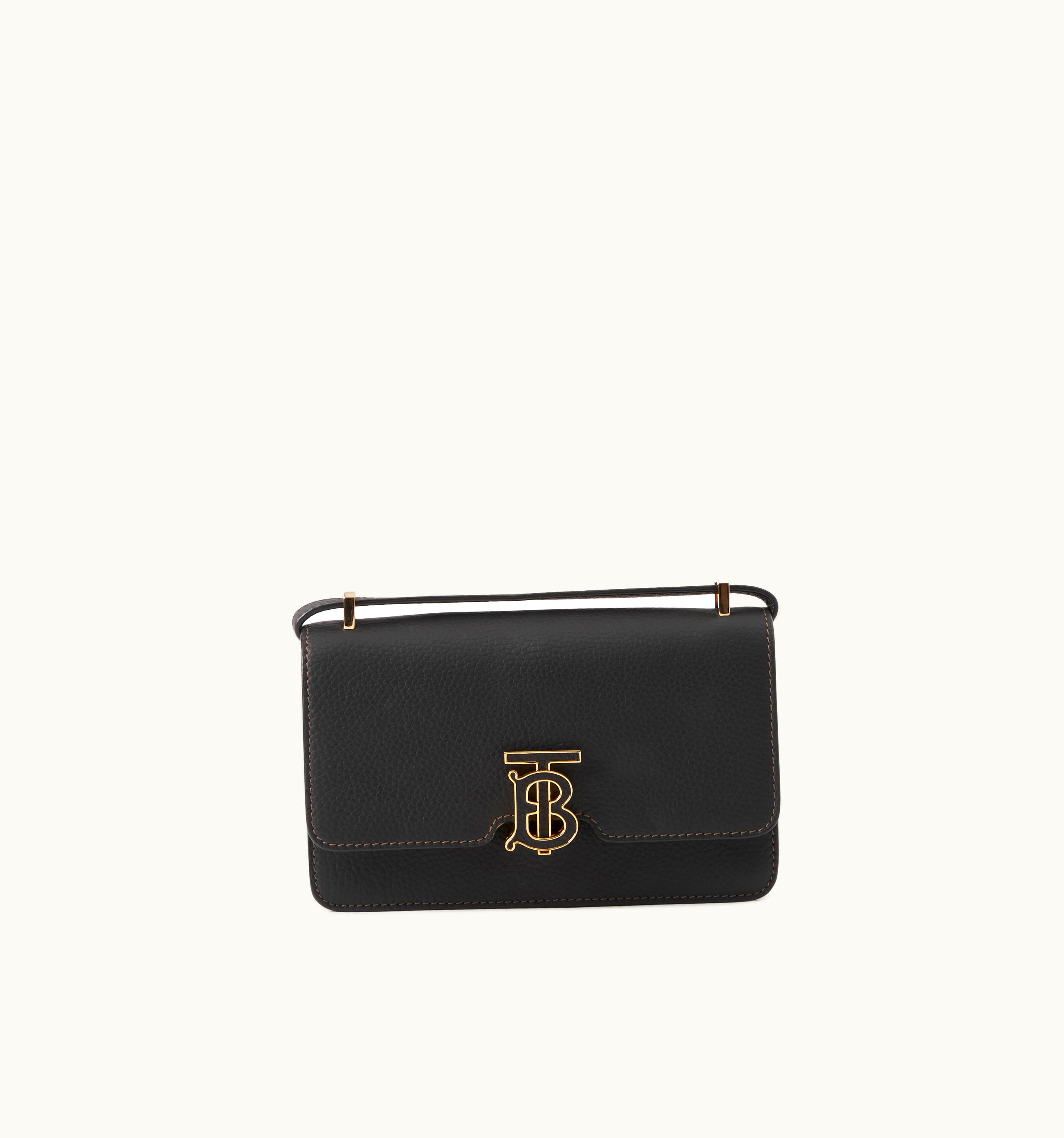 Burberry Burberry Mini Tb Bag In Black - Women UZ0140242