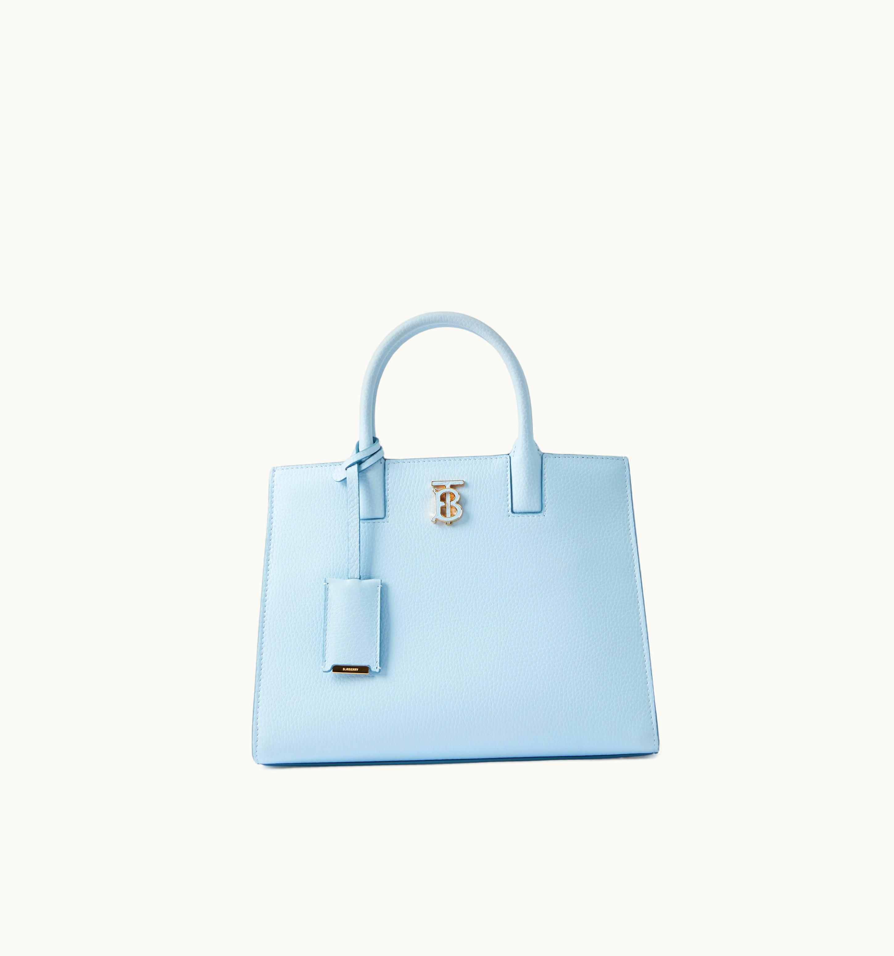 Burberry Burberry Mini Frances Bag In Pale Blue - Women UZ0140248
