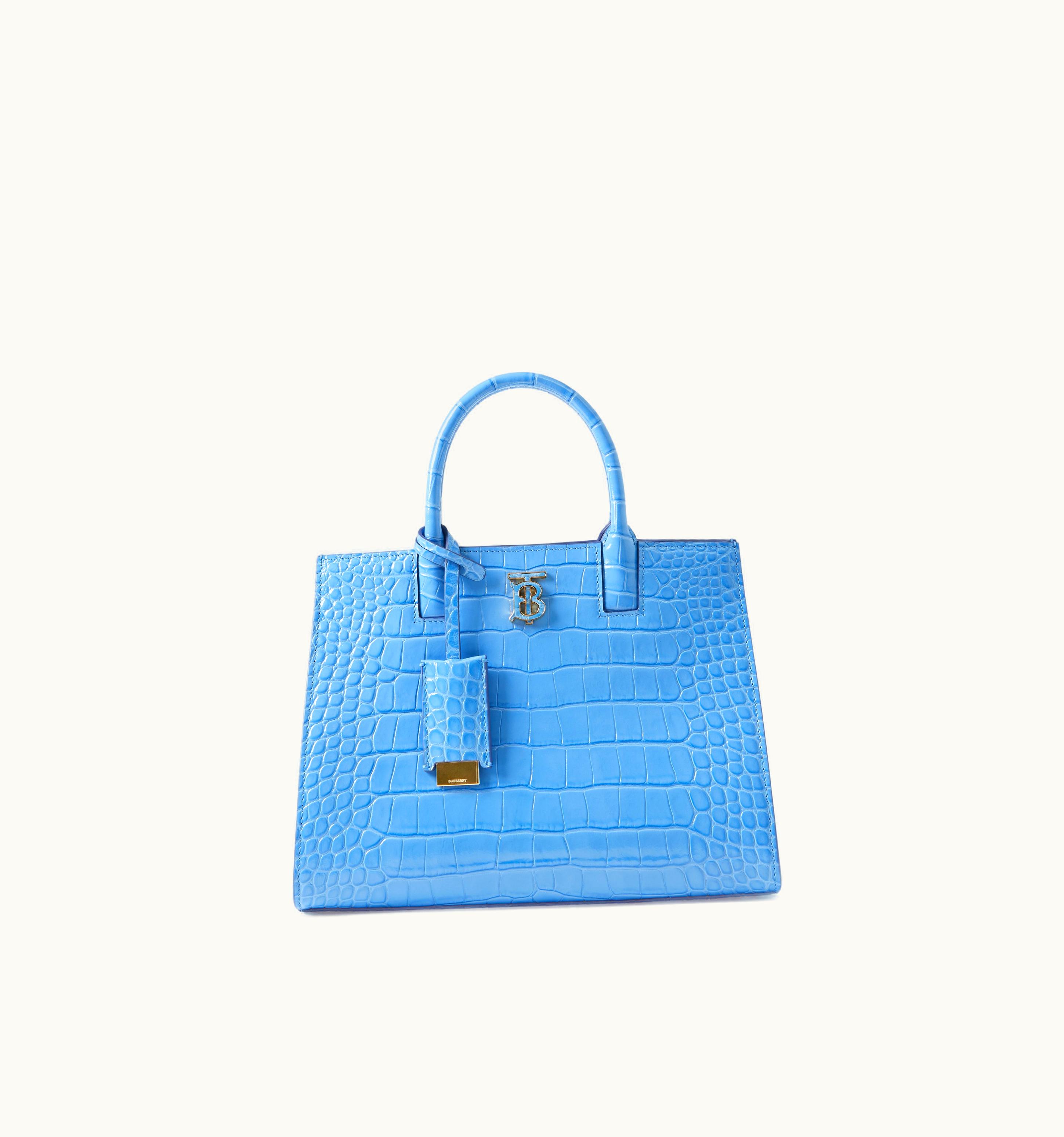 Burberry Burberry Mini Frances Bag In Cool Cornflower Blue - Women UZ0140252