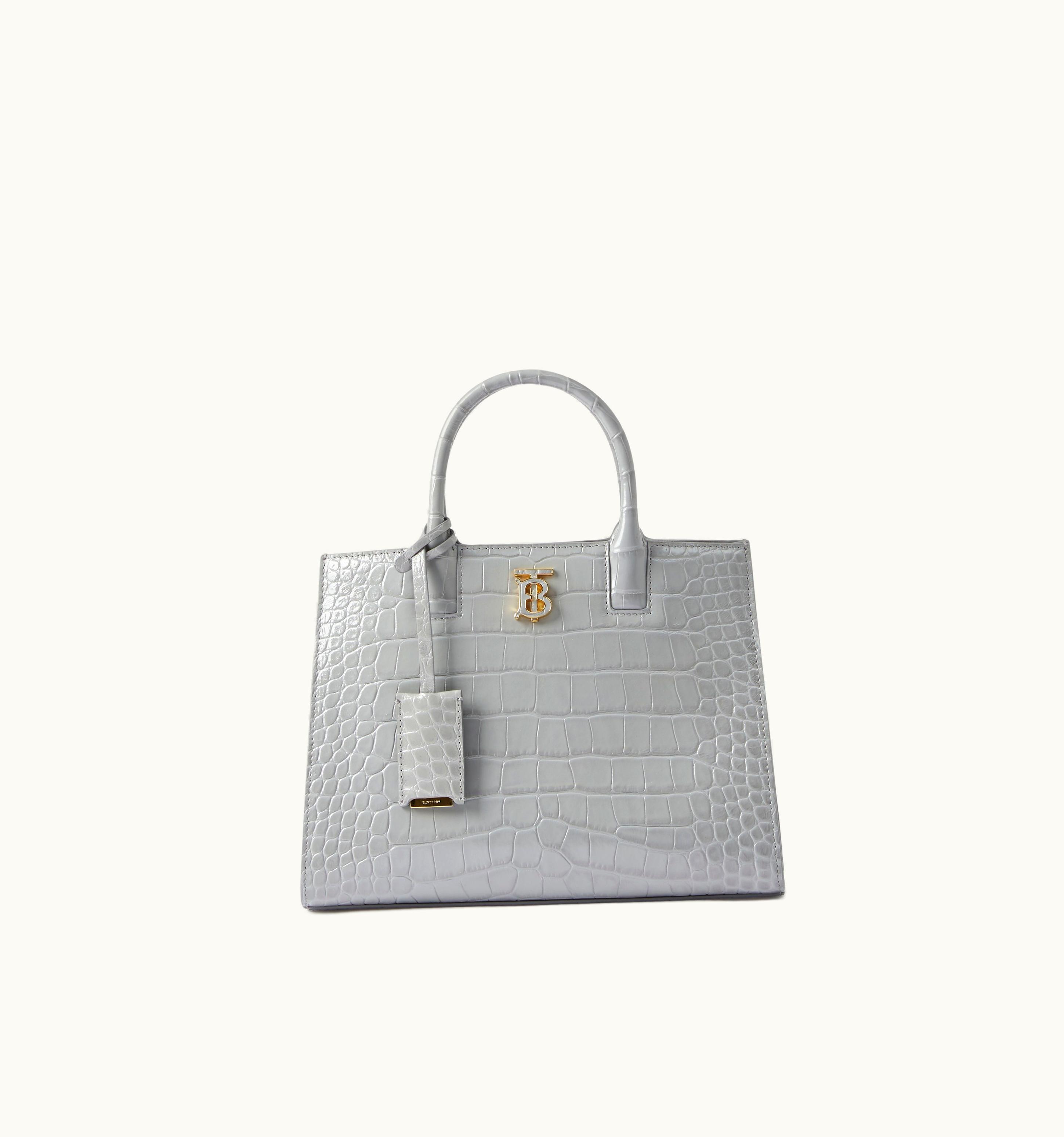 Burberry Burberry Mini Frances Bag In Cloud Grey - Women