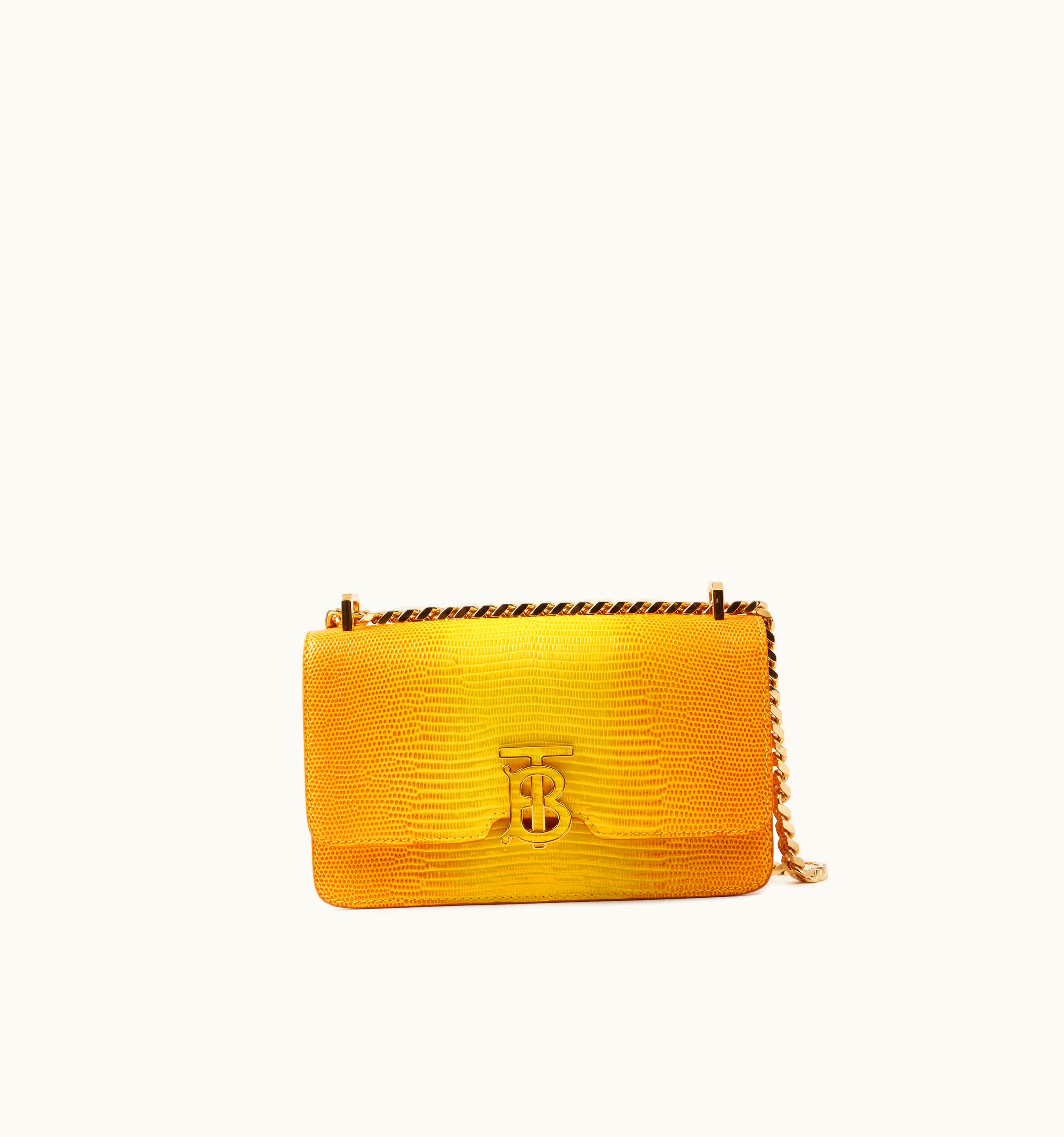 Burberry Burberry Mini Tb Bag In Cool Lemon/Marigold - Women UZ0140255