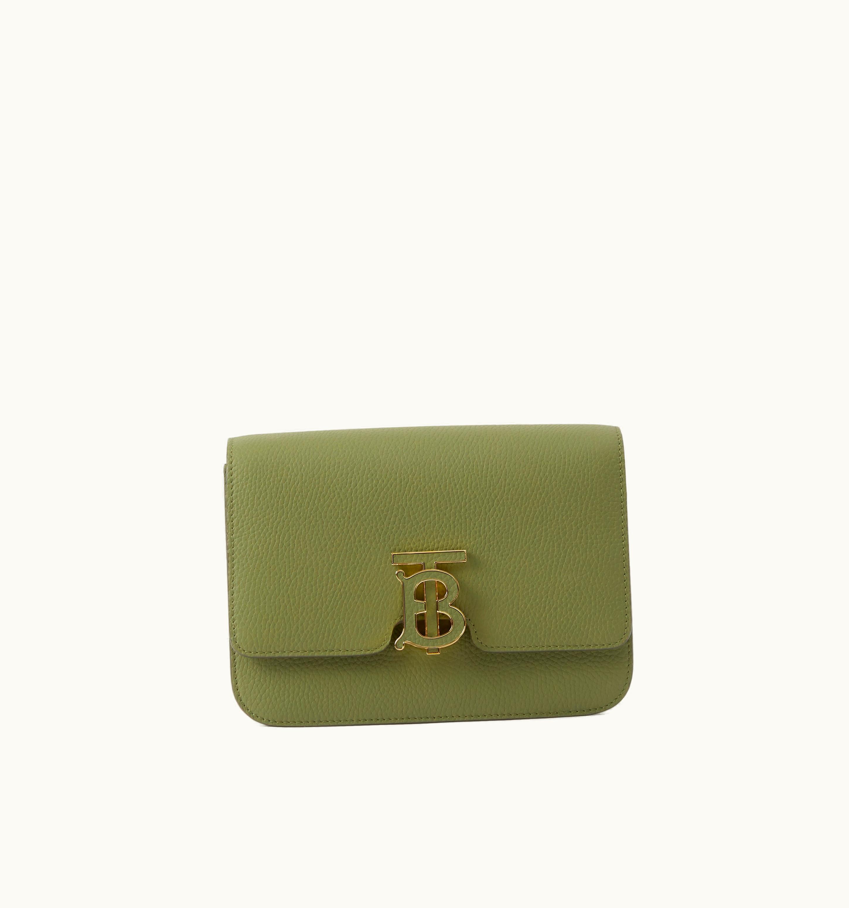 Burberry Burberry Small Tb Bag In Spruce Green - Women