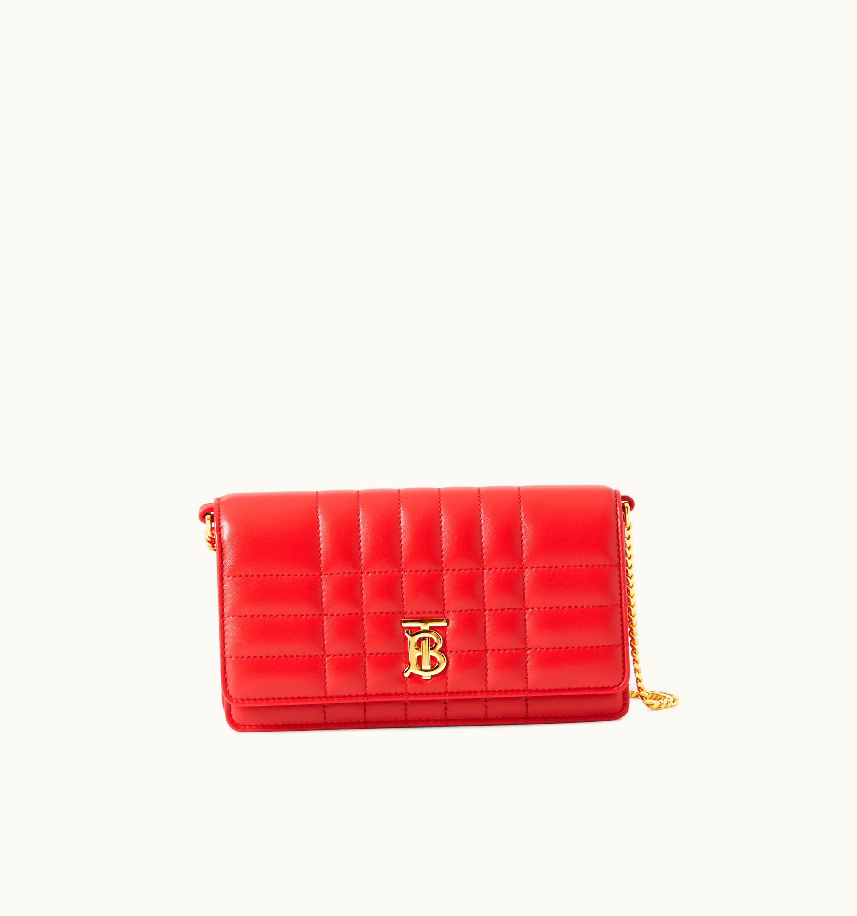 Burberry Burberry Lola Clutch In Bright Red - Women UZ0140291