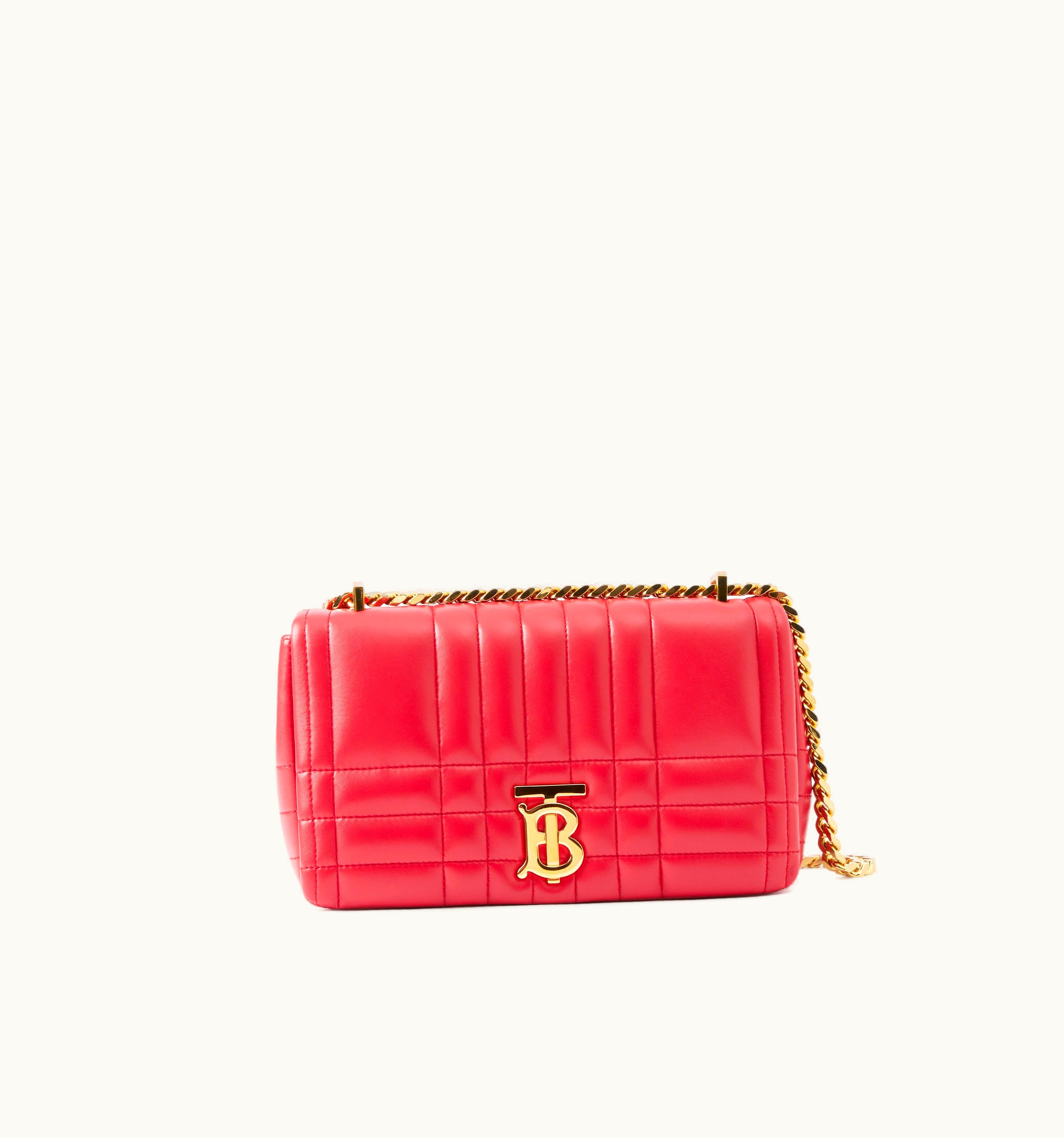 Burberry Burberry Small Lola Bag In Bright Red - Women