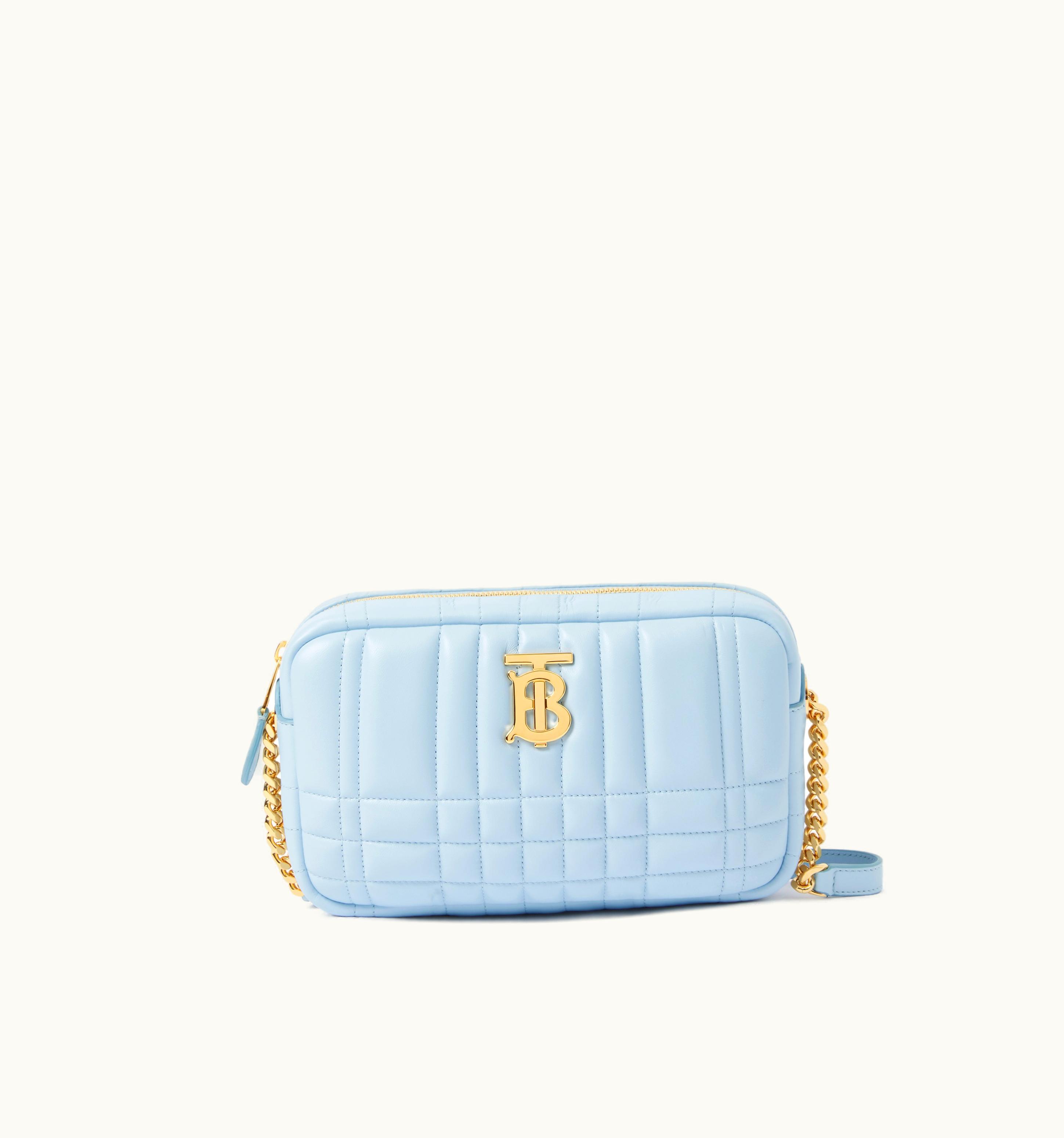 Burberry Burberry Small Lola Camera Bag In Pale Blue - Women