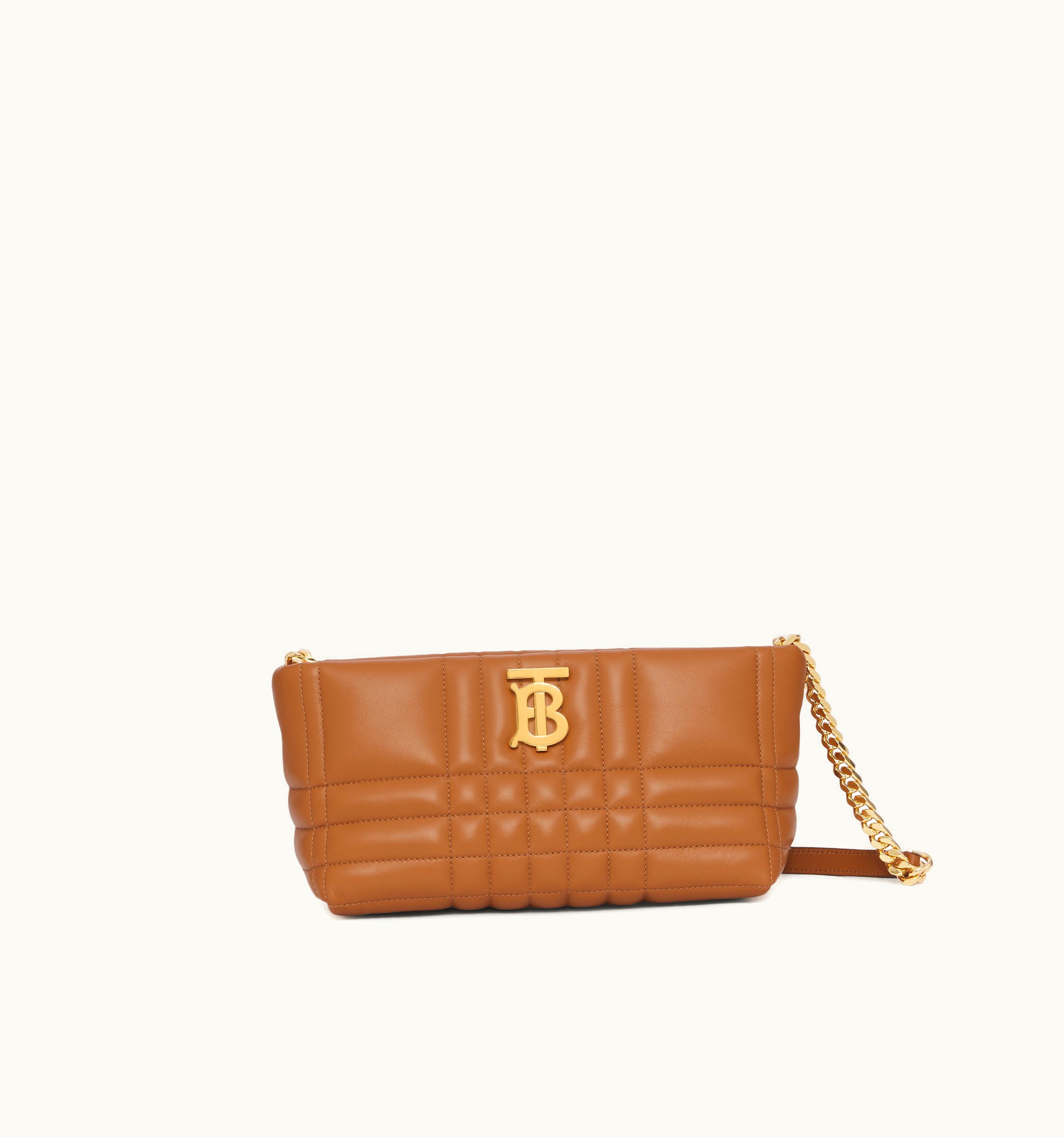 Burberry Burberry Quilted Leather Small Soft Lola Bag In Maple Brown - Women