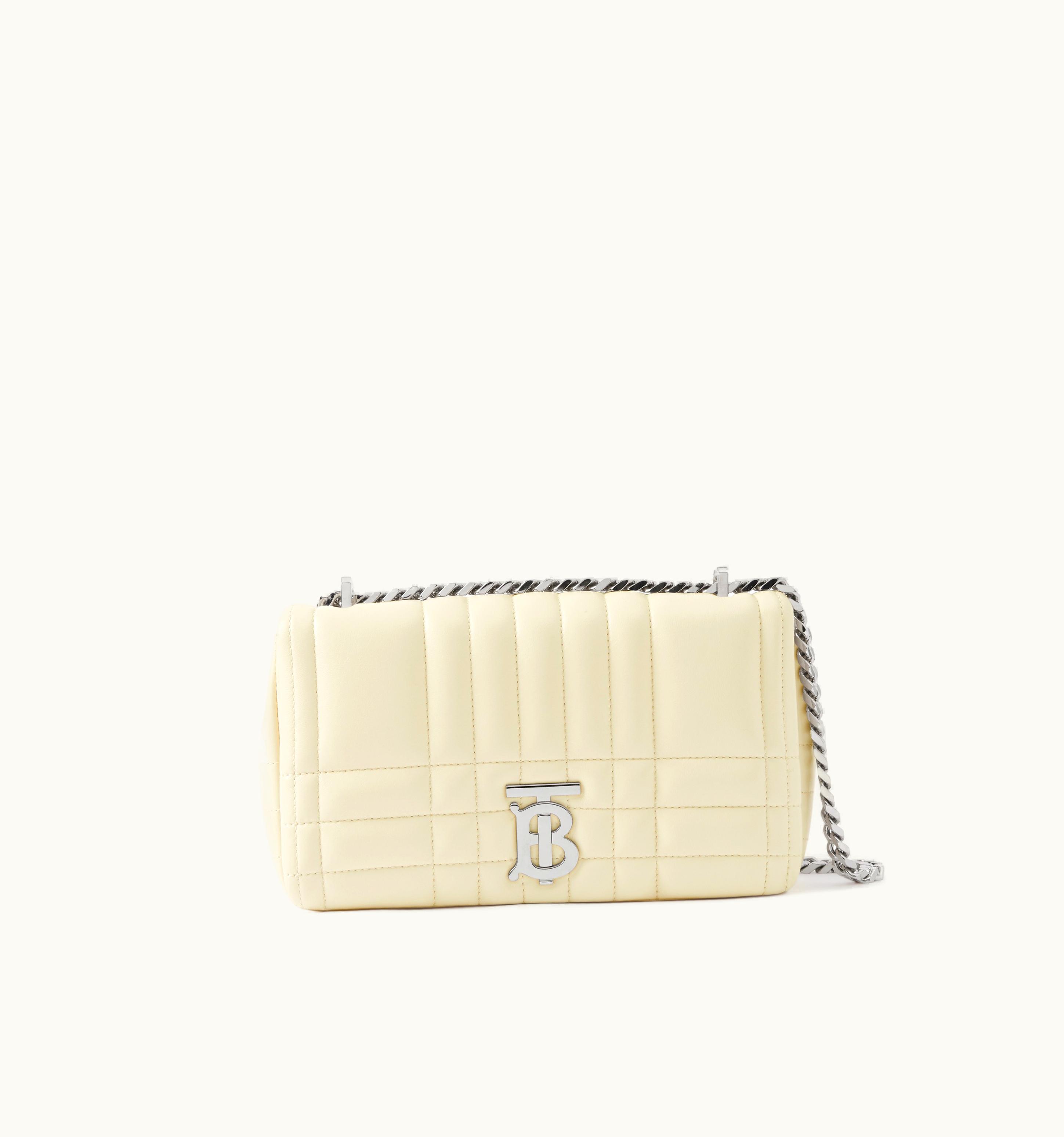 Burberry Burberry Small Lola Bag In Pale Vanilla - Women