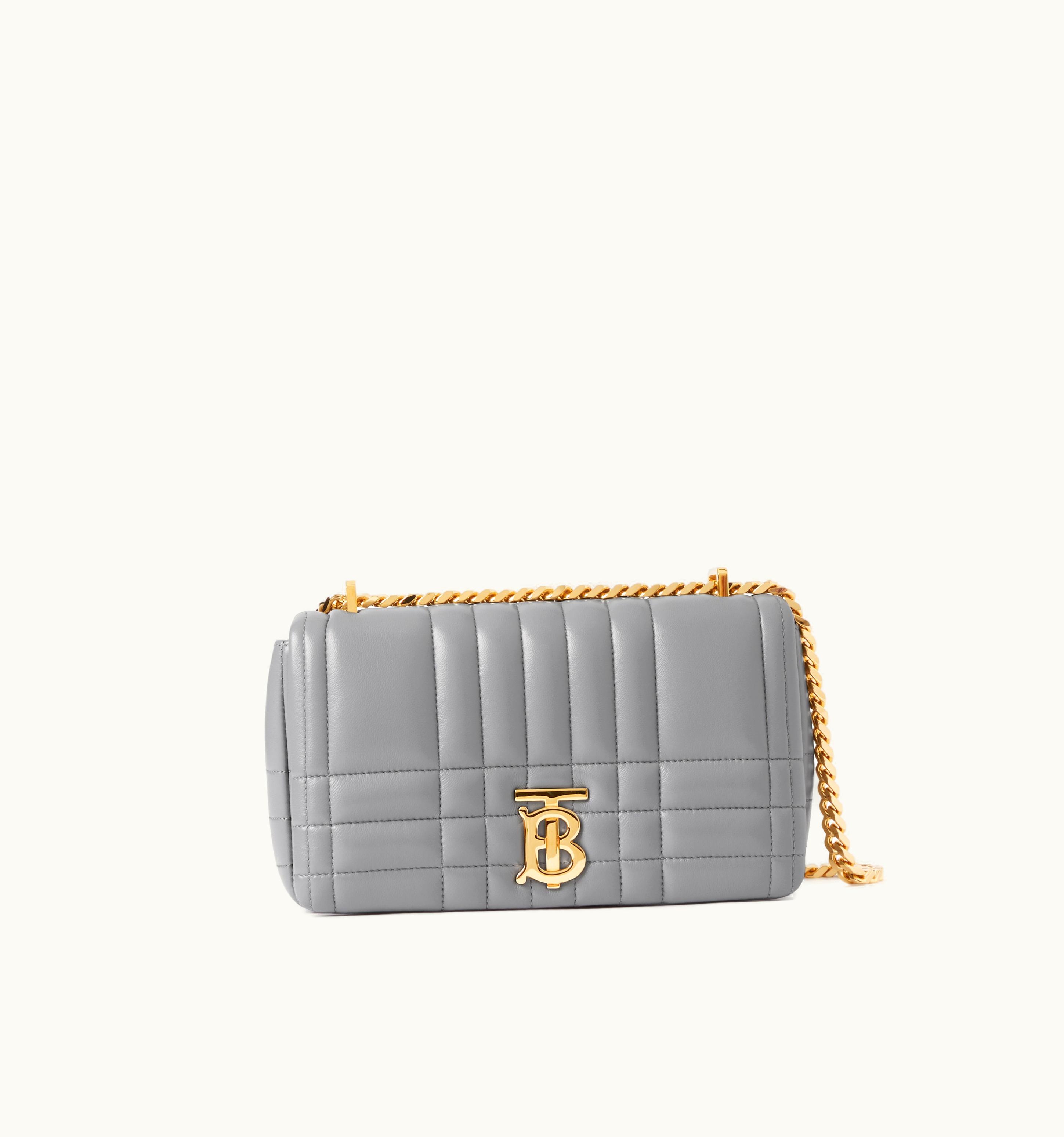 Burberry Burberry Small Lola Bag In Cloud Grey - Women