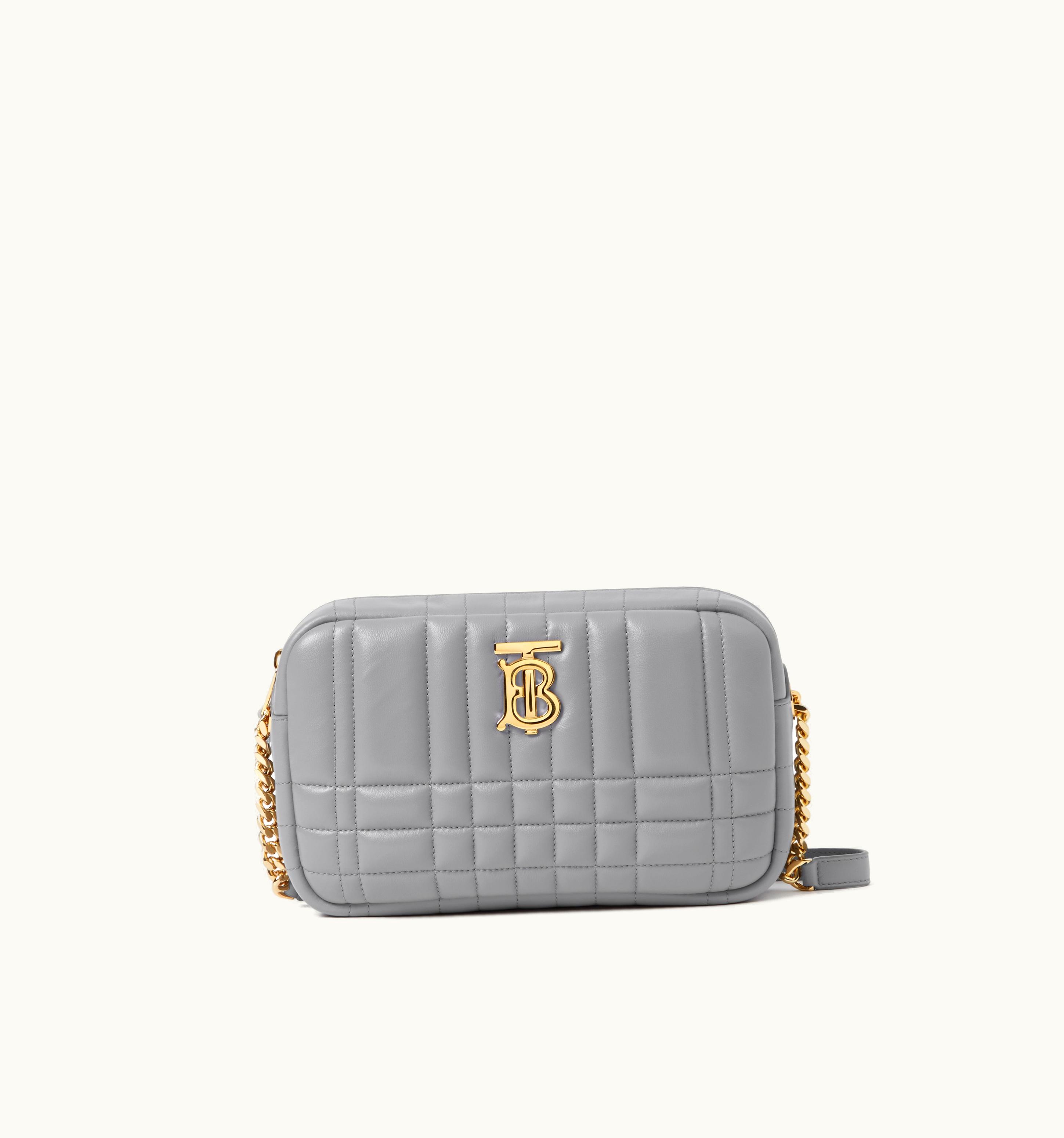 Burberry Burberry Small Lola Camera Bag In Cloud Grey - Women