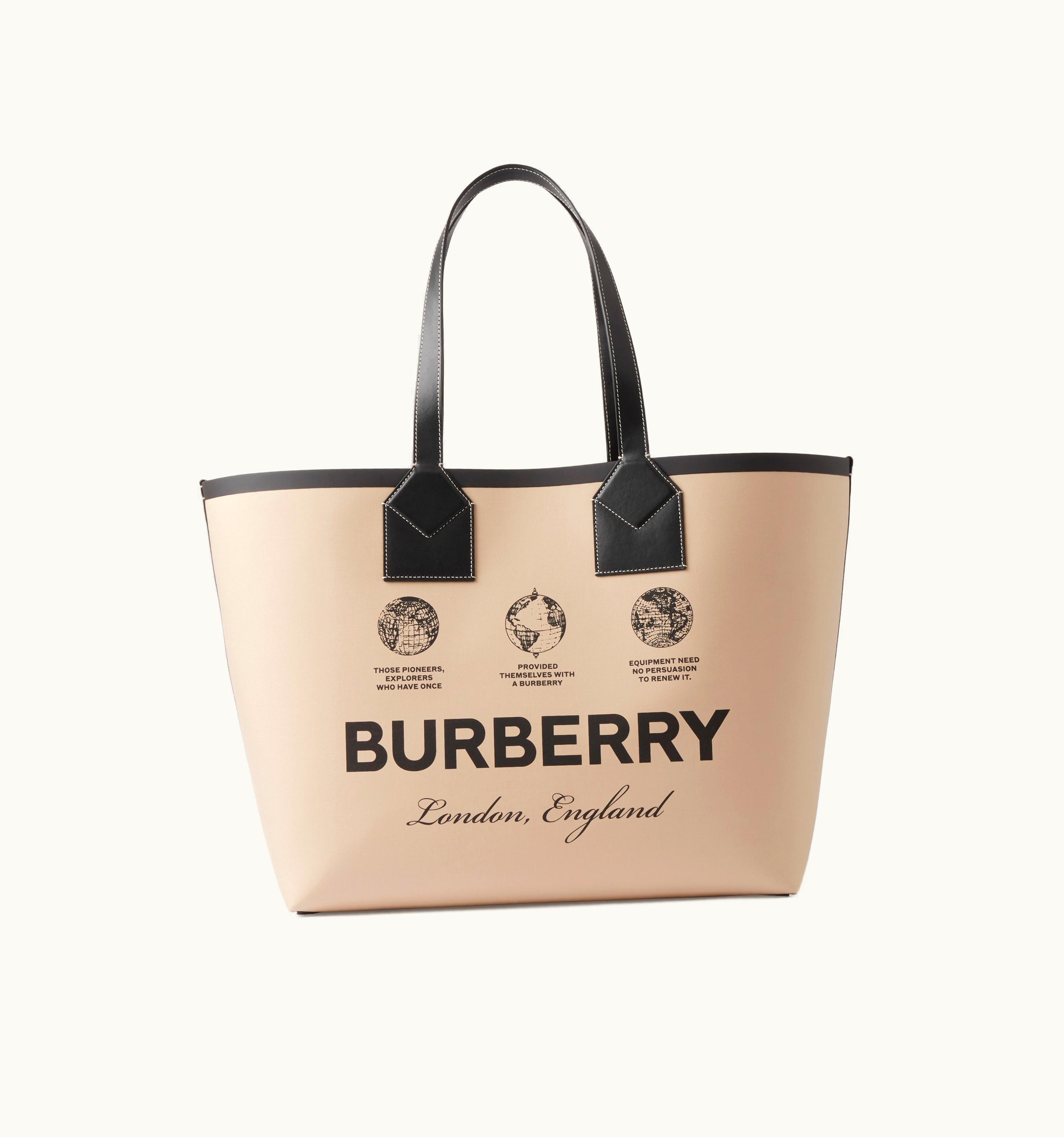 Burberry Burberry Large London Tote Bag In Beige - Women UZ0140357