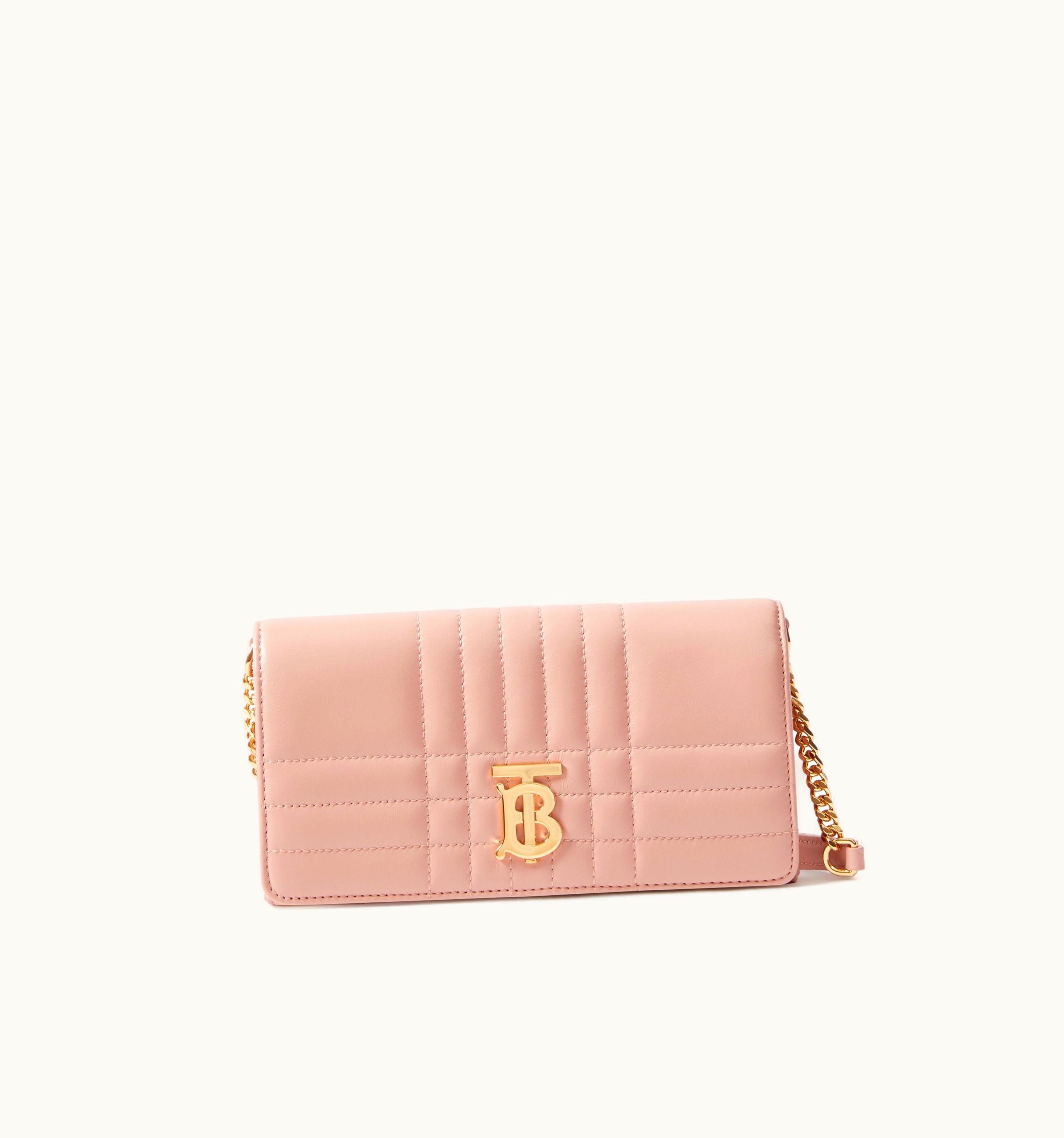 Burberry Burberry Lola Wallet With Detachable Strap In Dusky Pink - Women UZ0140517