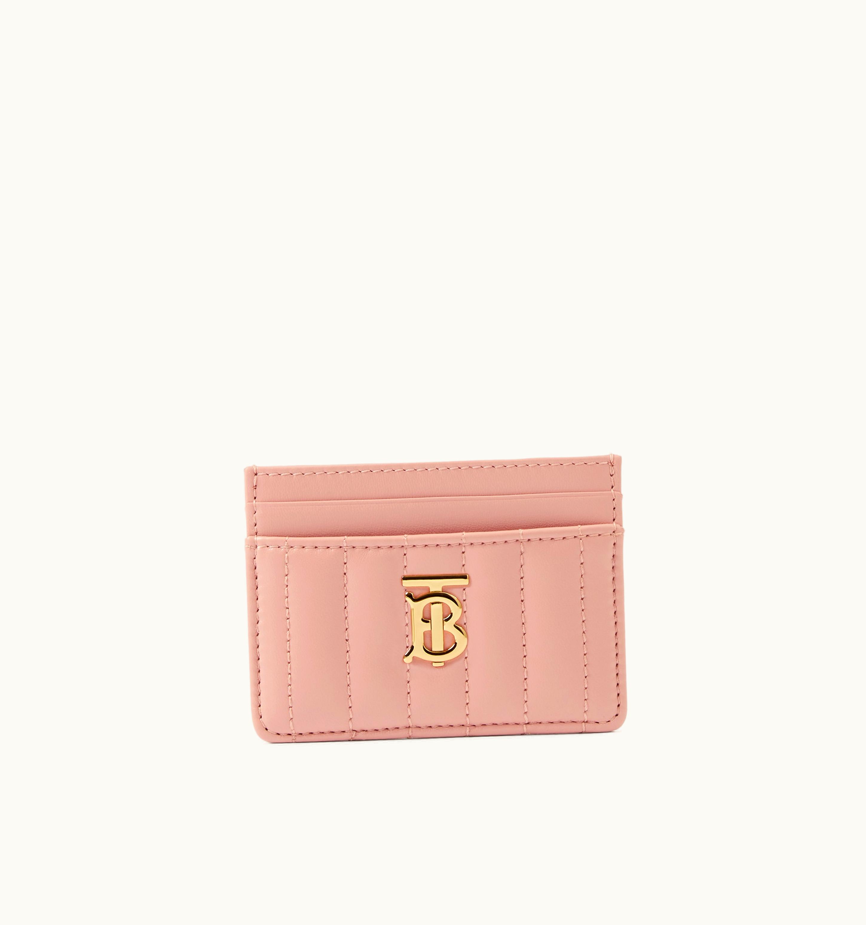 Burberry Burberry Quilted Leather Lola Card Case In Dusky Pink - Women