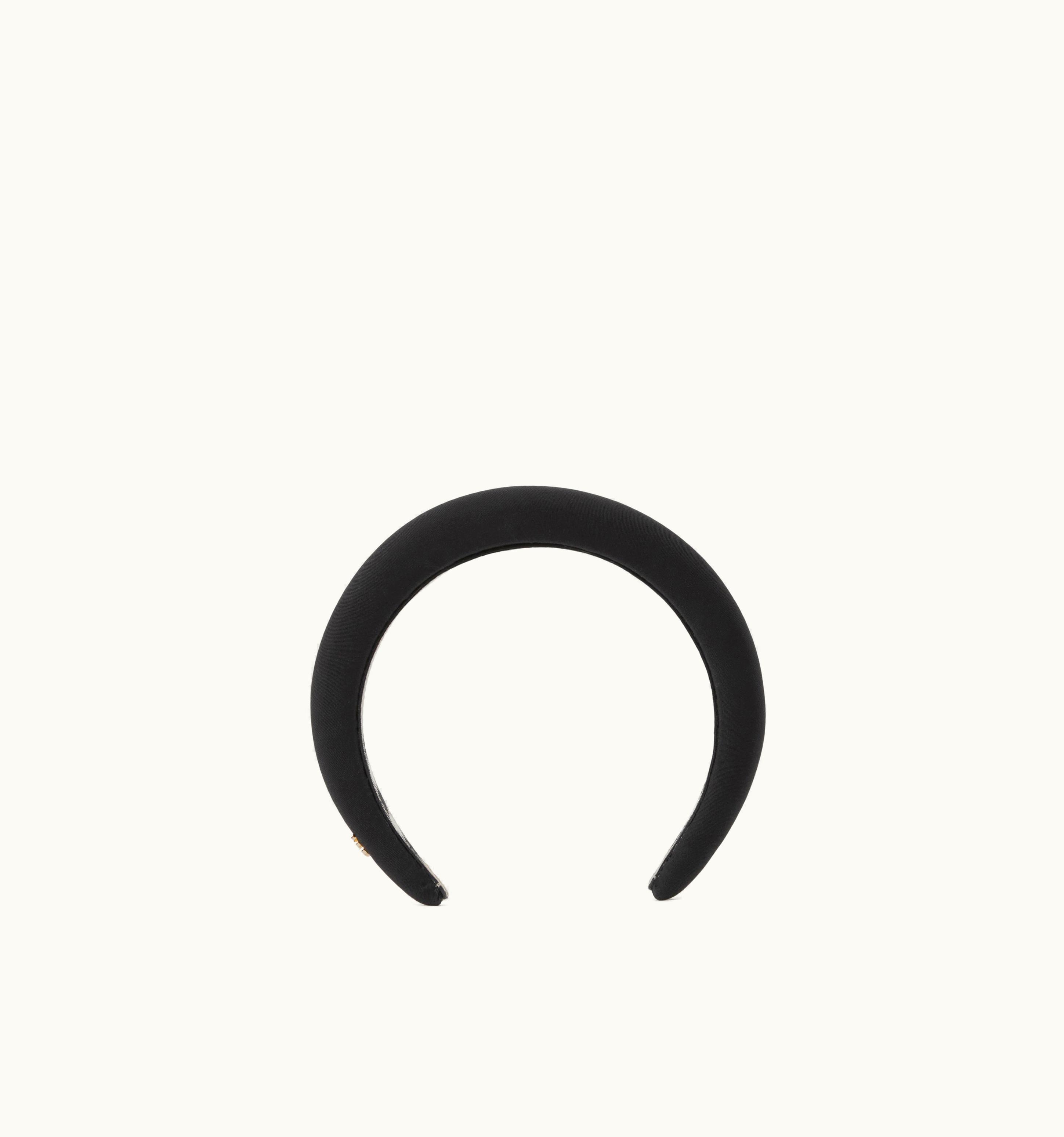 Burberry Burberry Monogram Motif Tropical Gabardine Hairband In Black - Women UZ0140582