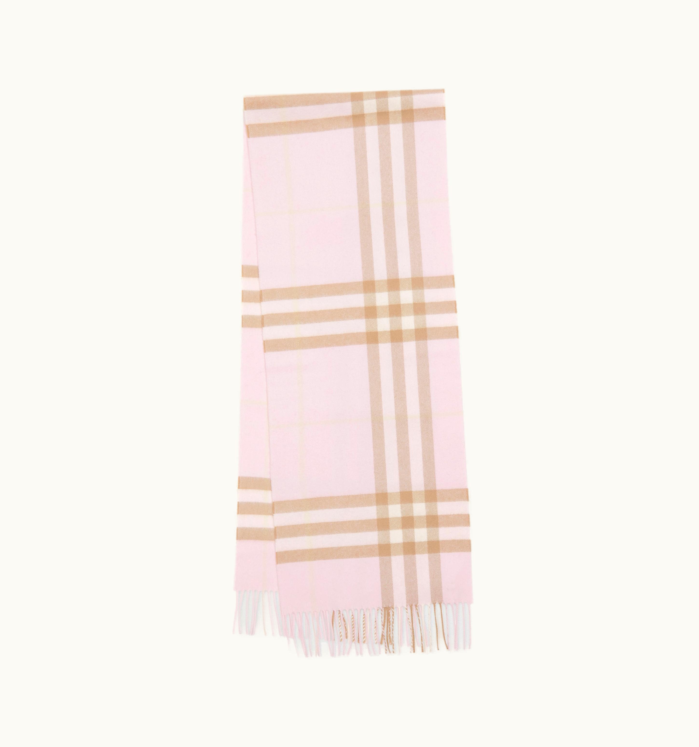 Burberry Burberry The Burberry Check Cashmere Scarf In Alabaster UZ0140901