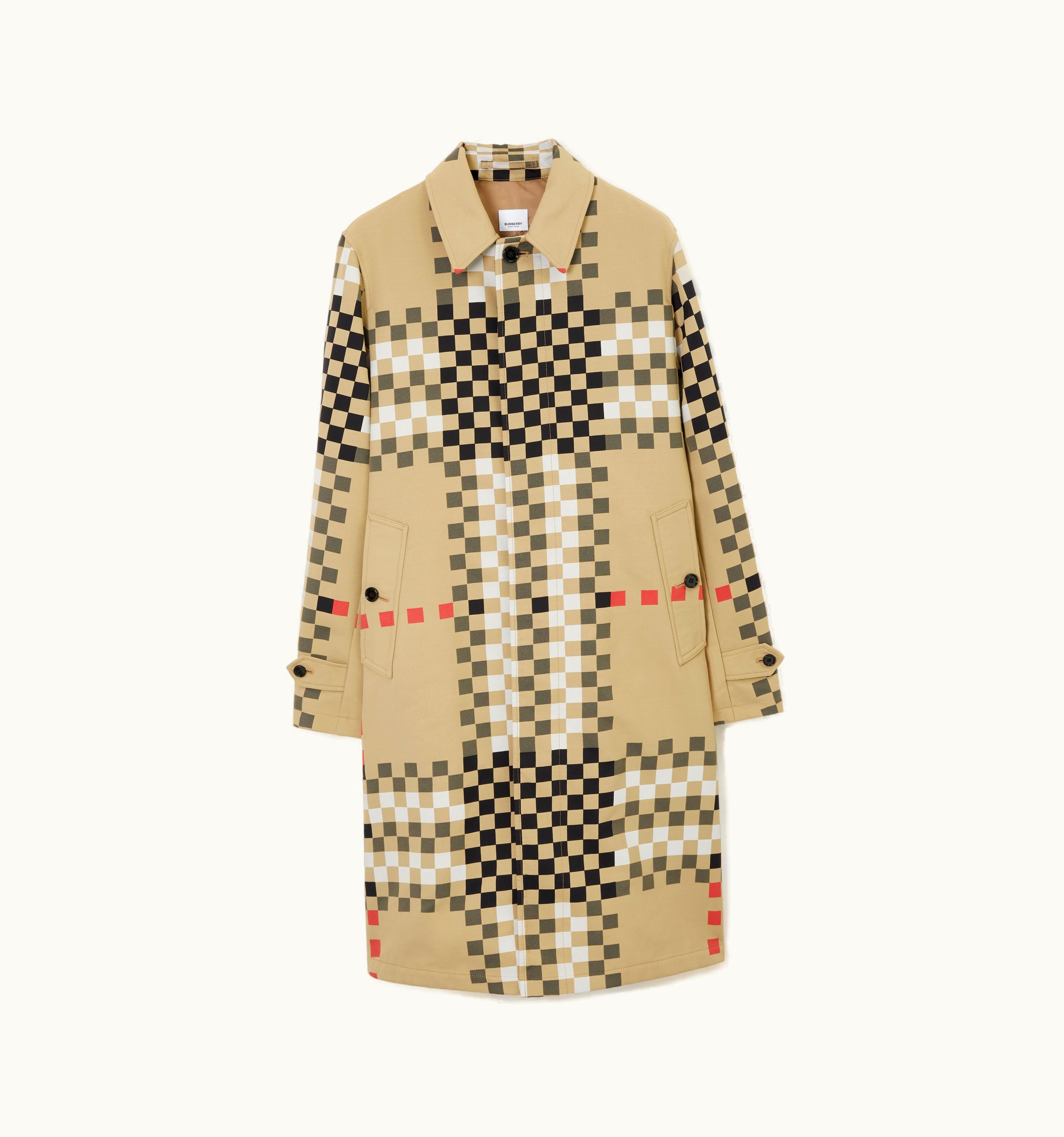 Burberry Burberry Check Nylon Car Coat In Archive Beige - Men UZ0140908