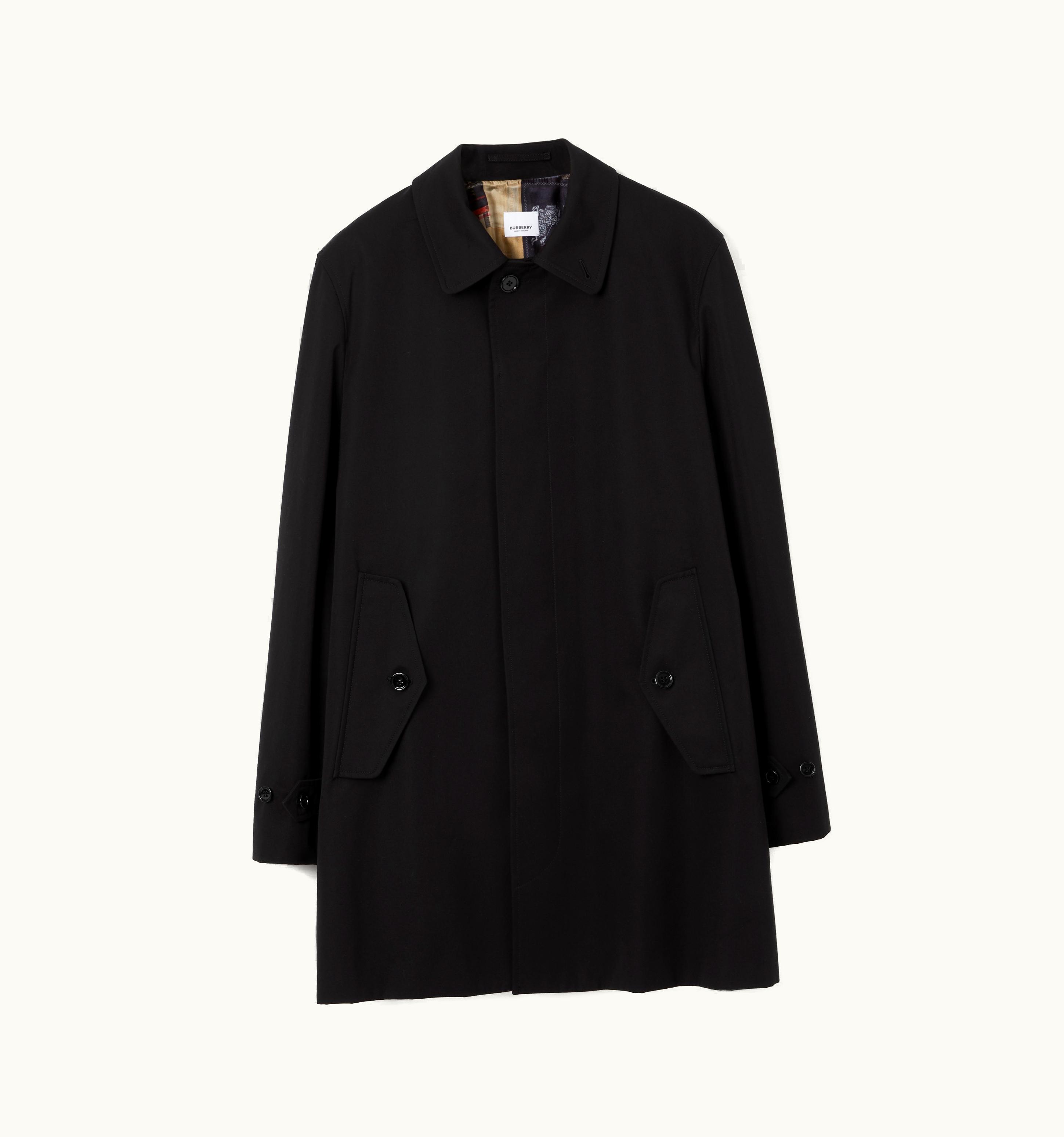 Burberry Burberry Archive-Lined Cotton Gabardine Car Coat In Black - Men UZ0140911
