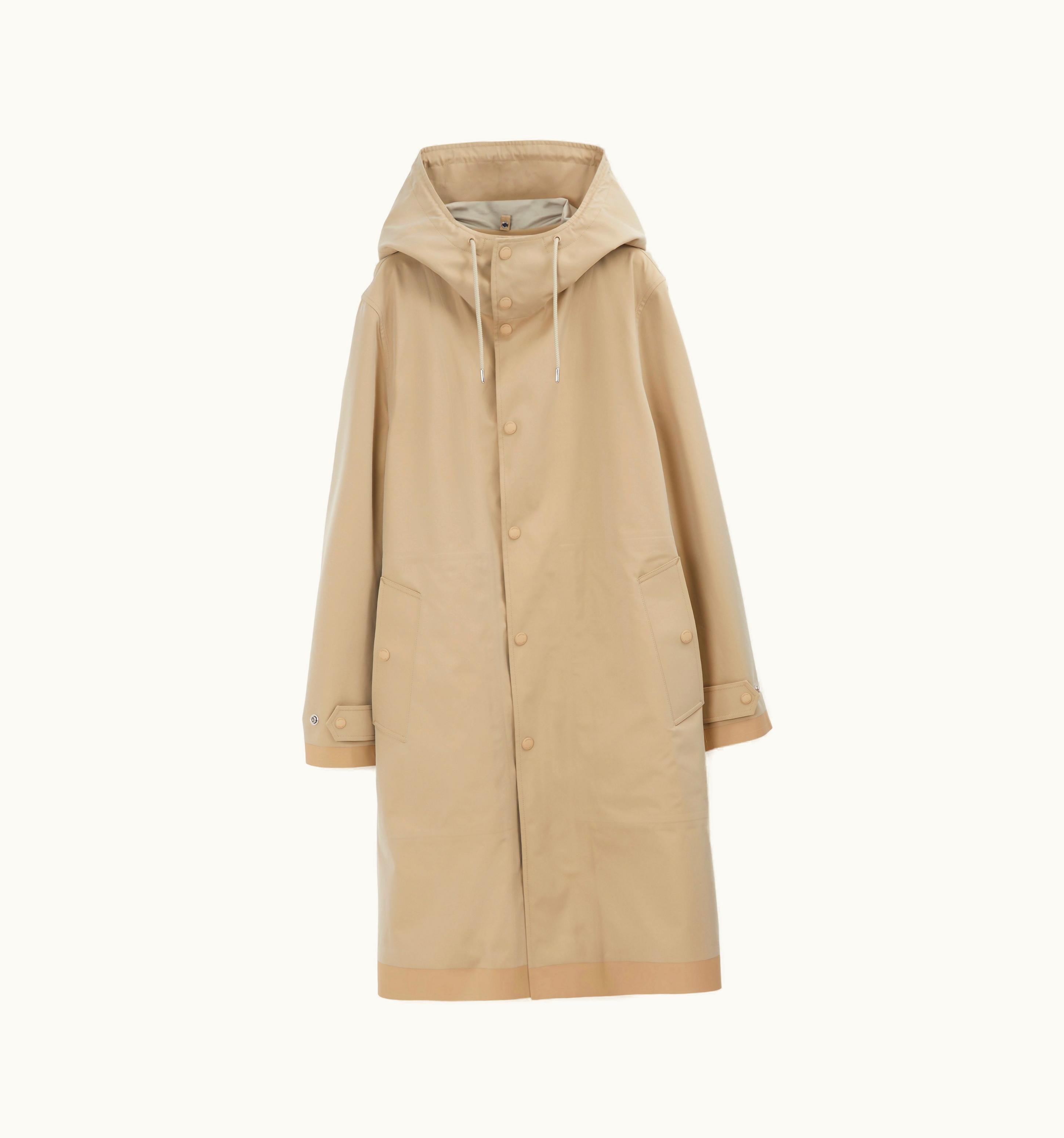 Burberry Burberry Bonded Cotton Parka In Modern Honey - Men UZ0140914