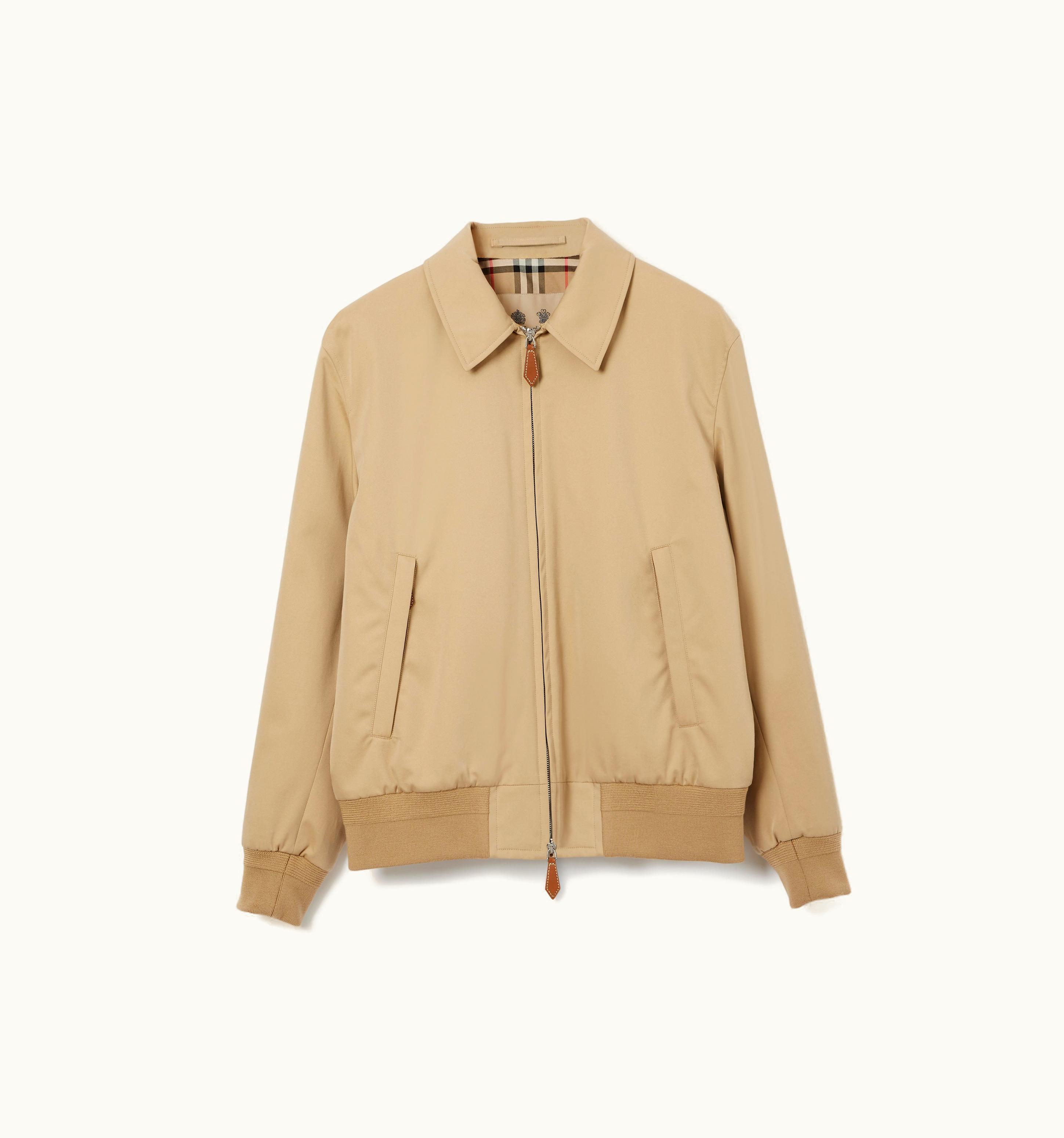 Burberry Burberry Soho Heritage Harrington Jacket In Honey - Men