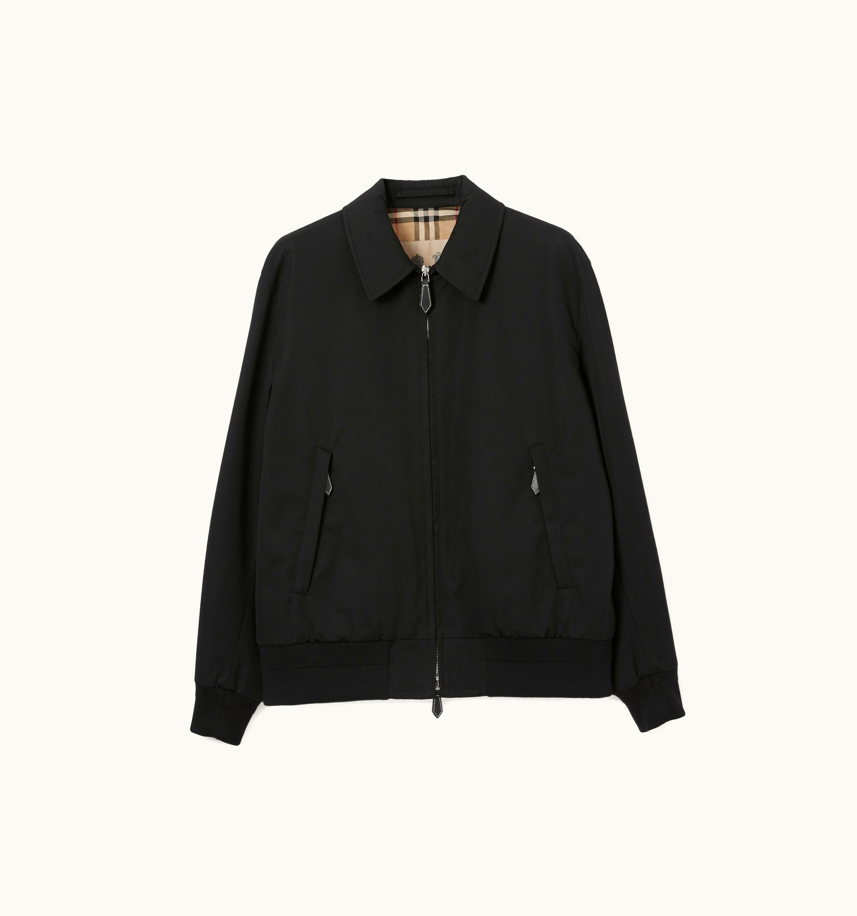 Burberry Burberry Soho Heritage Harrington Jacket In Black - Men